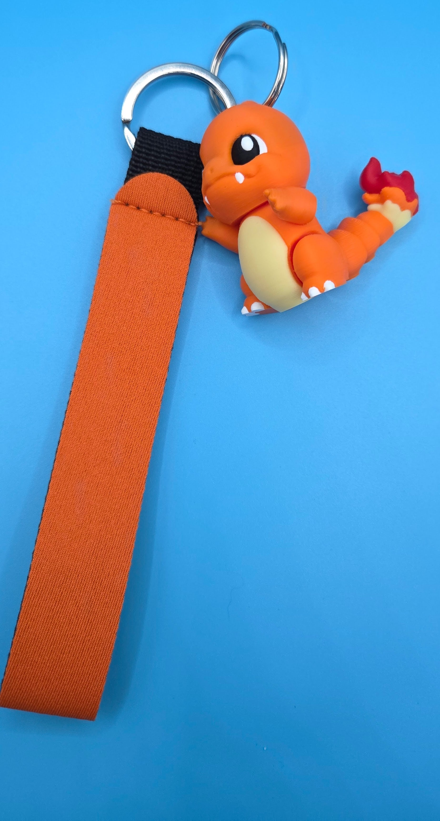 3D printed charmander keychain