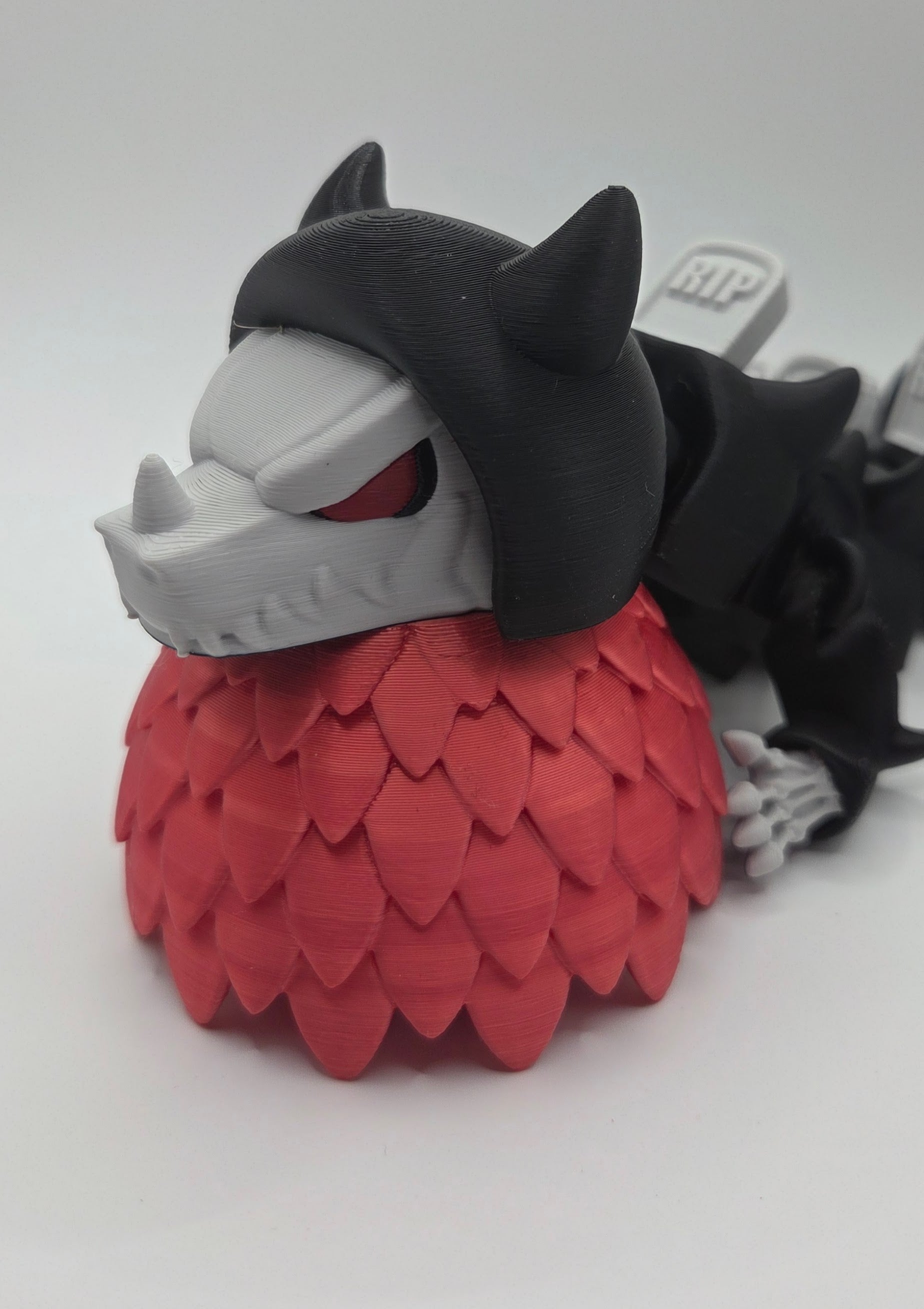 3D printed grim reaper dragon