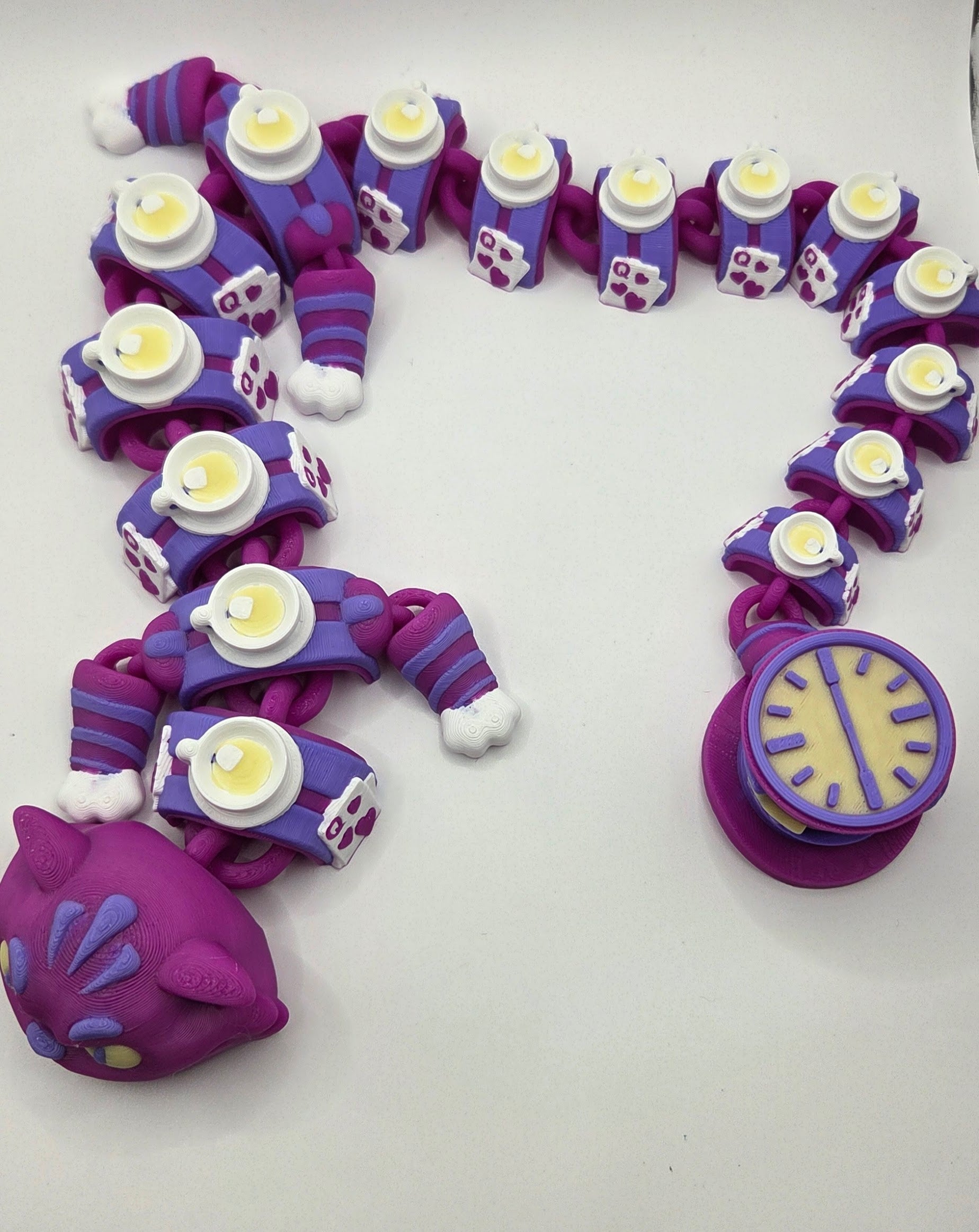 3D printed cheshire the cat dragon