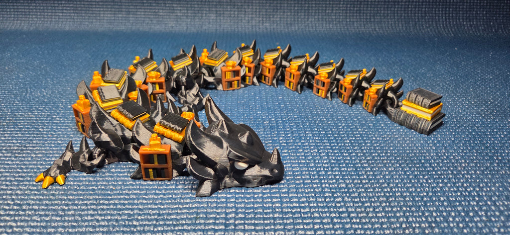 3D Printed Book Dragon