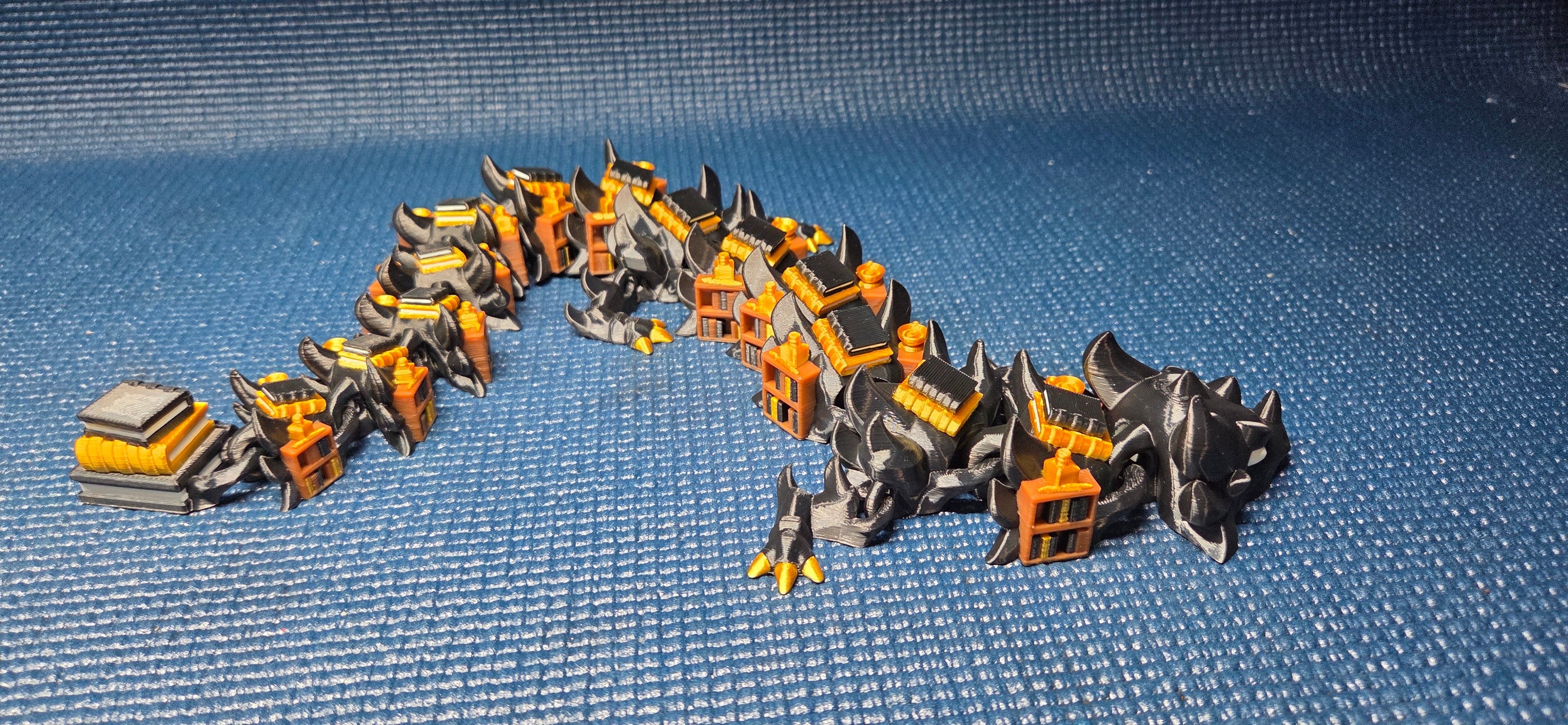 3D Printed Book Dragon