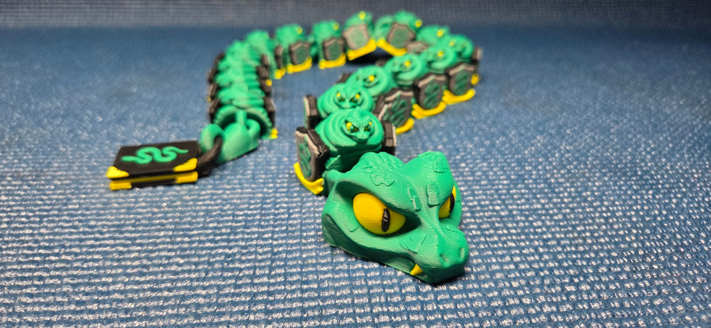 3D Printed Slytherin Dragon