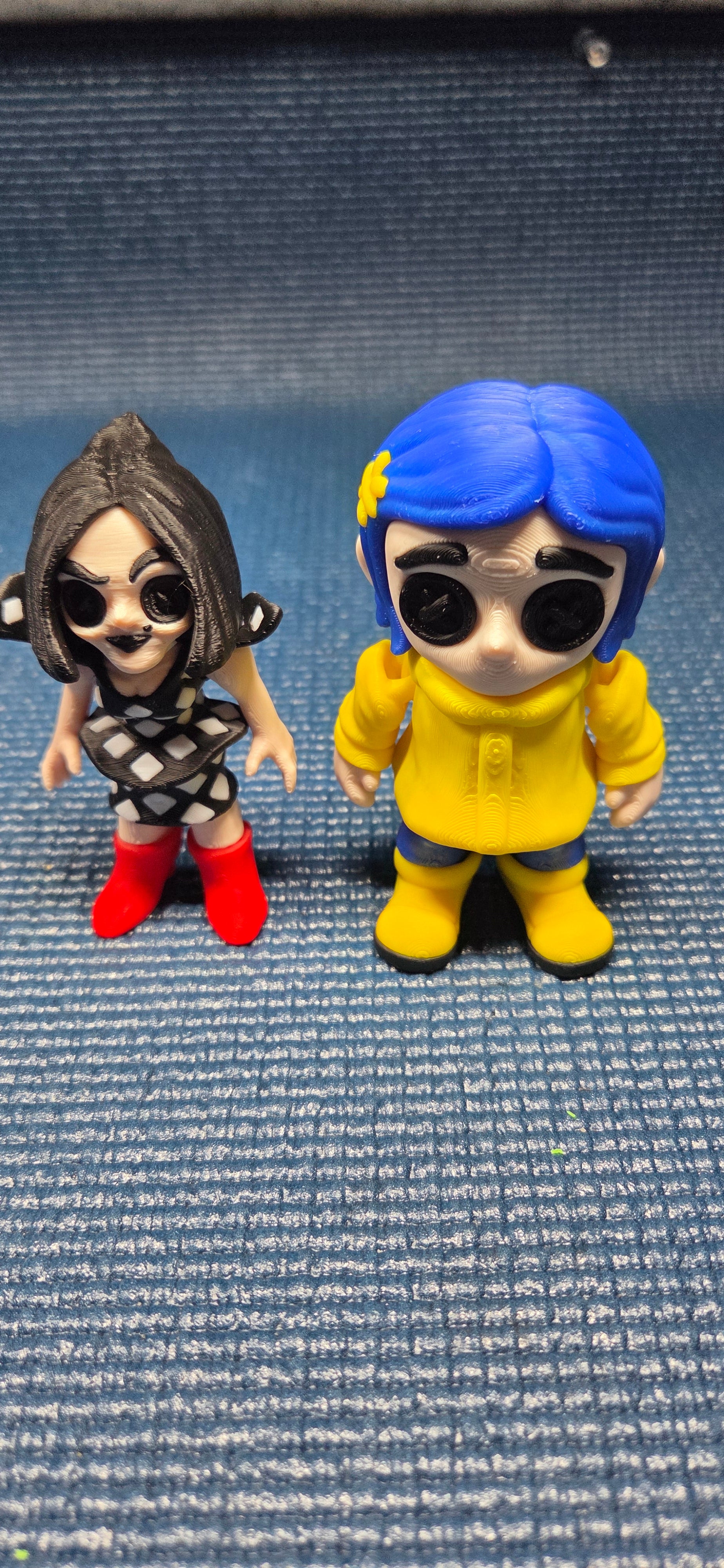 3D Printed Coraline Characters