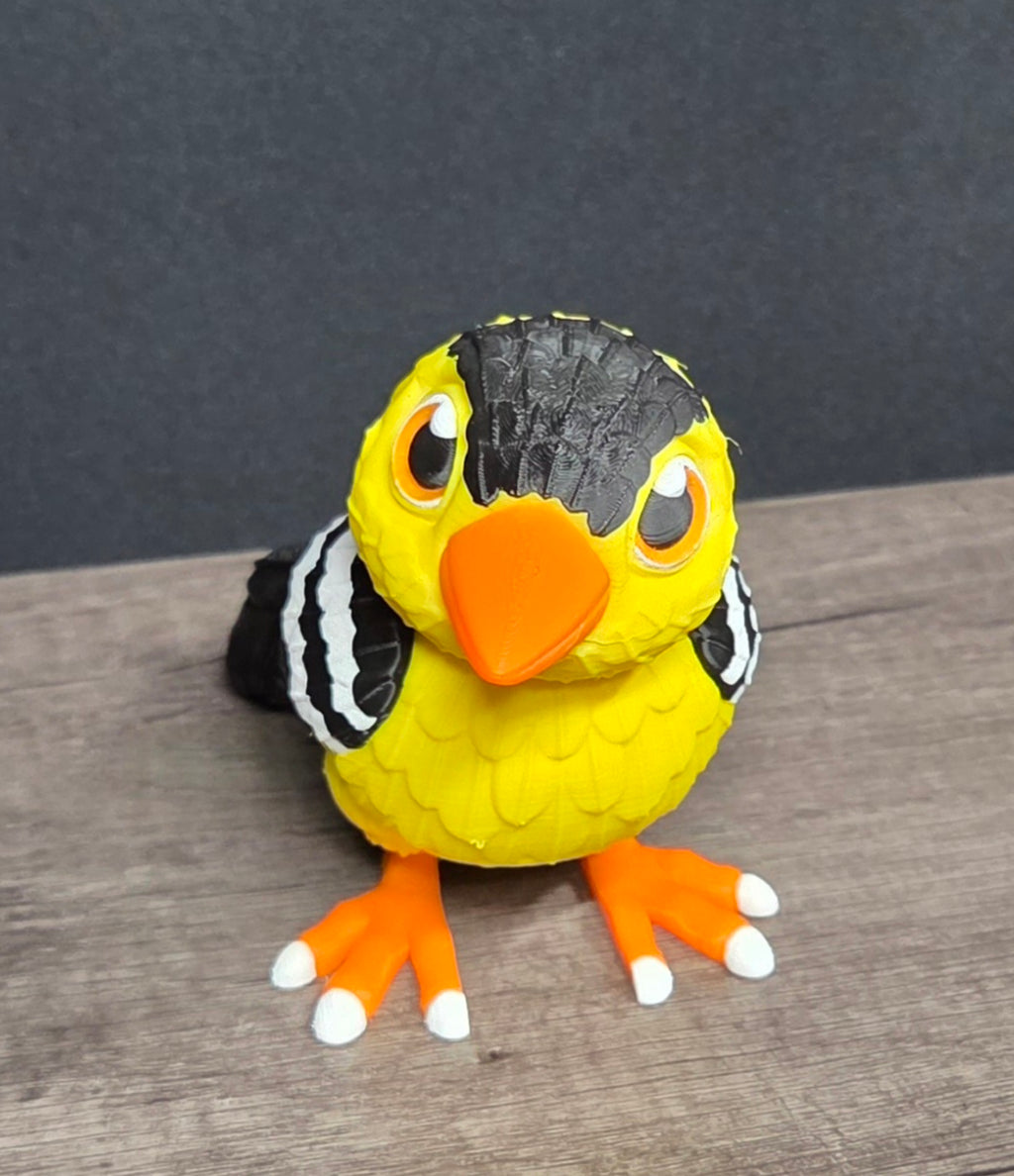 3D Printed Yellow Finch