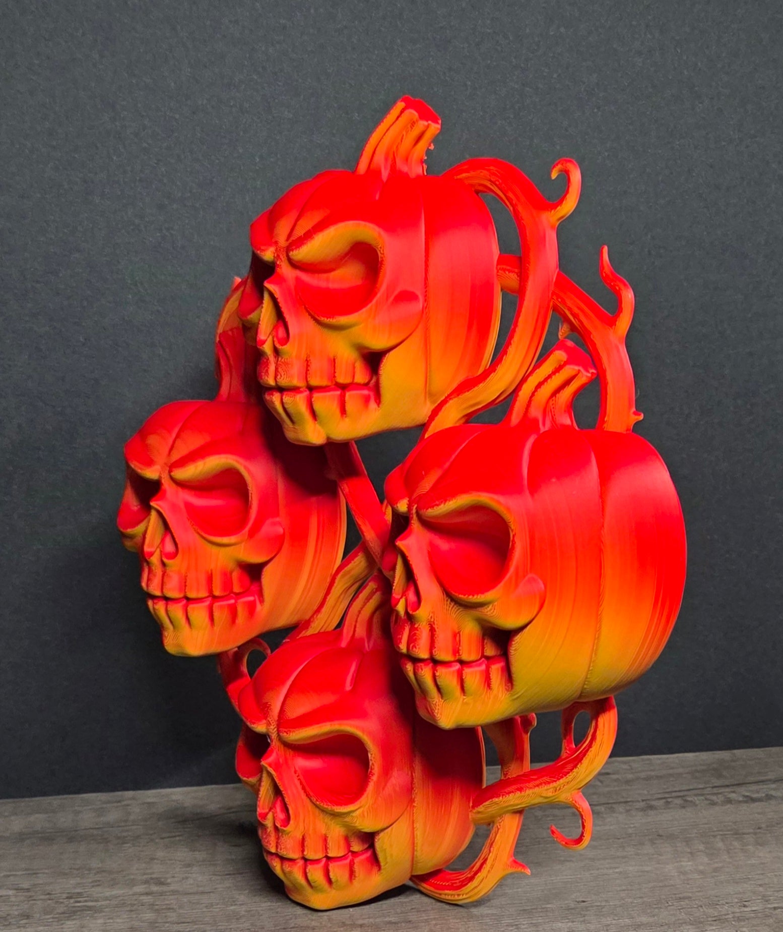 3D Printed Indoor Pumpkin Wreath