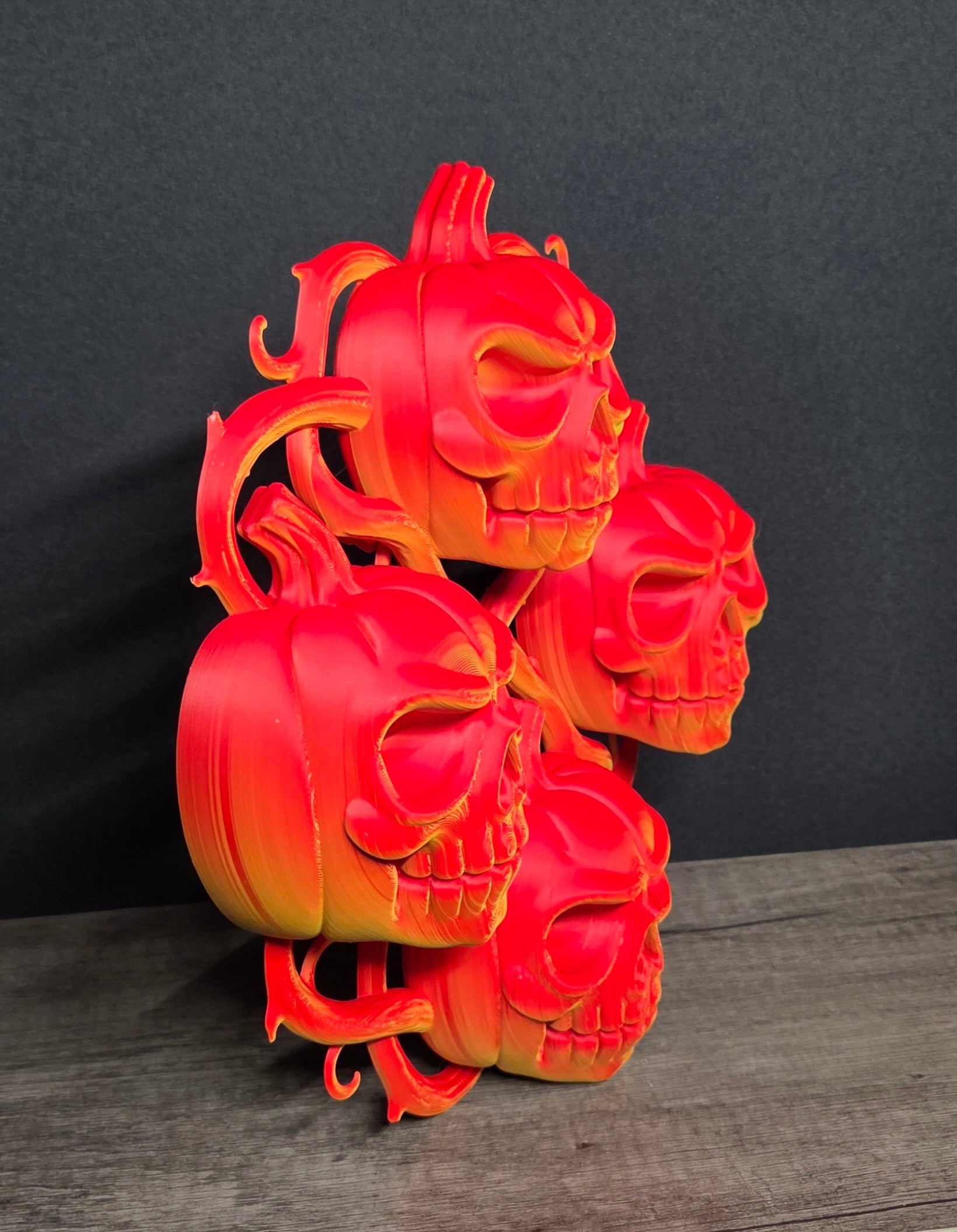 3D Printed Indoor Pumpkin Wreath