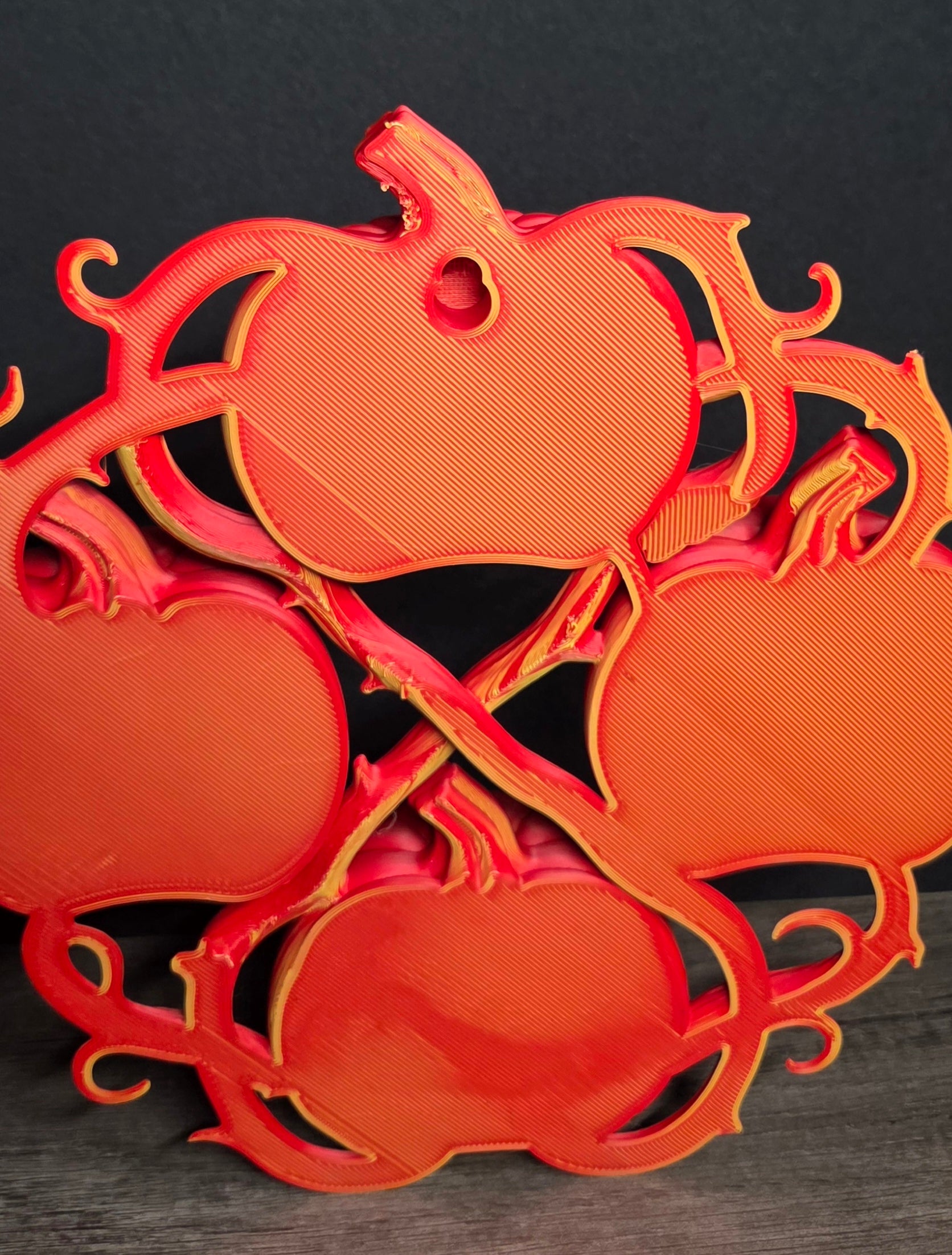 3D Printed Indoor Pumpkin Wreath