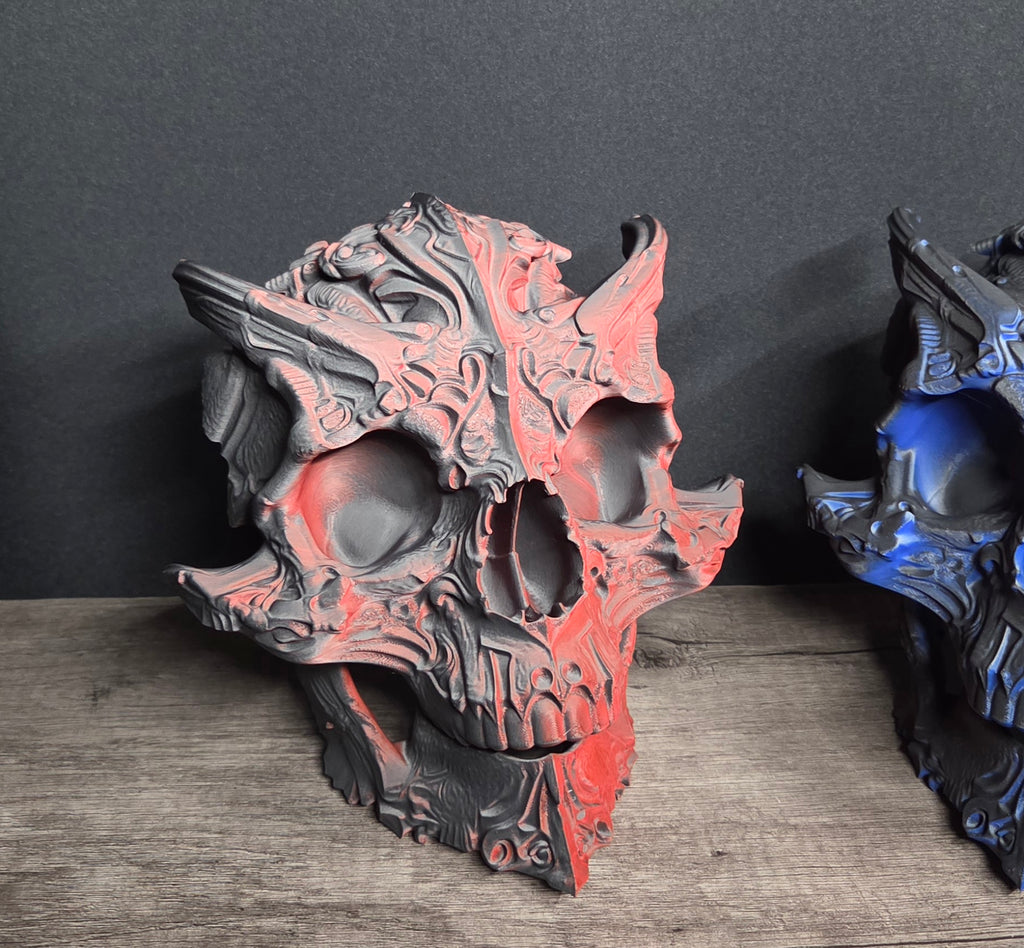 3D Printed Demon Skull