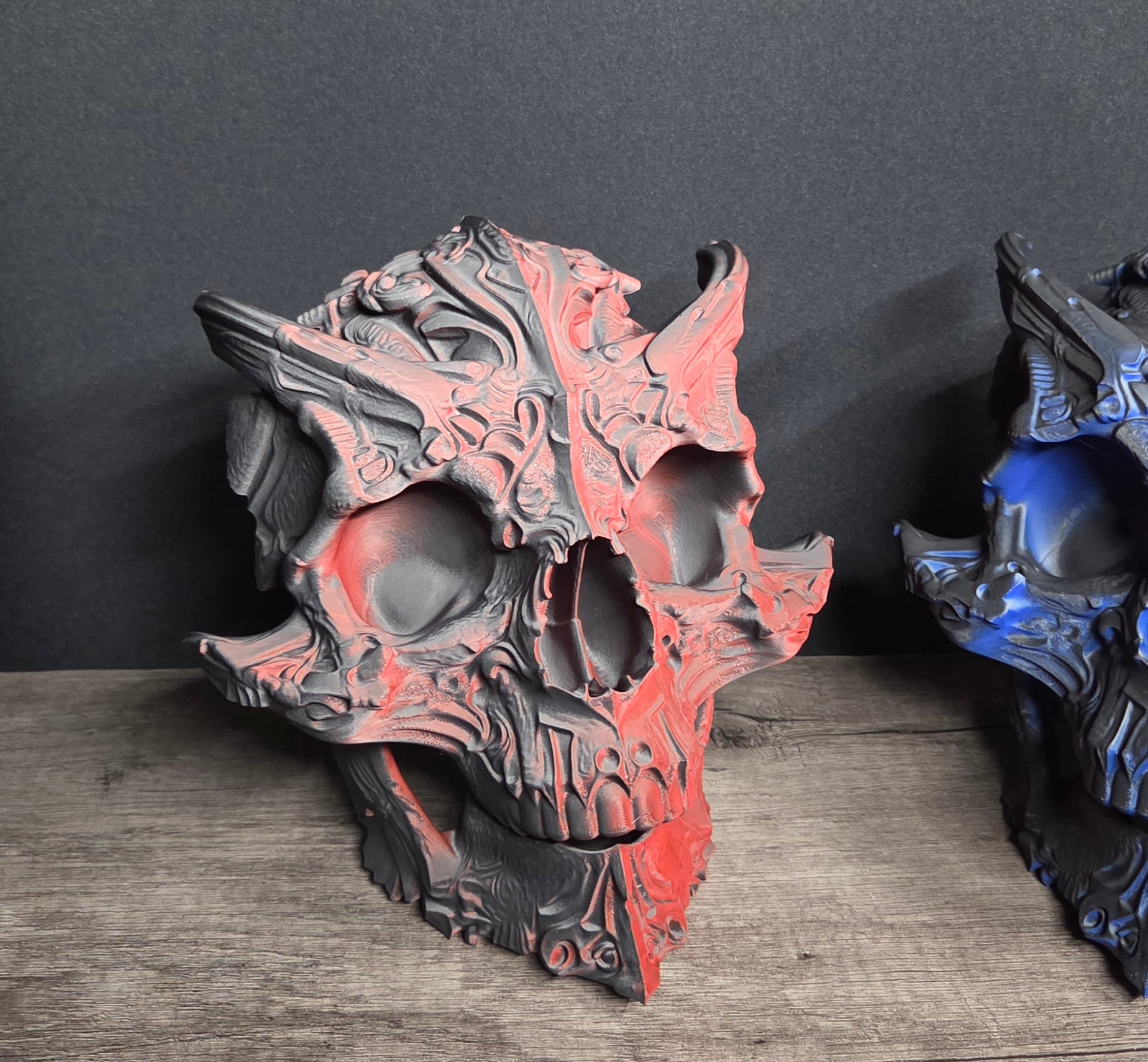 3D Printed Demon Skull