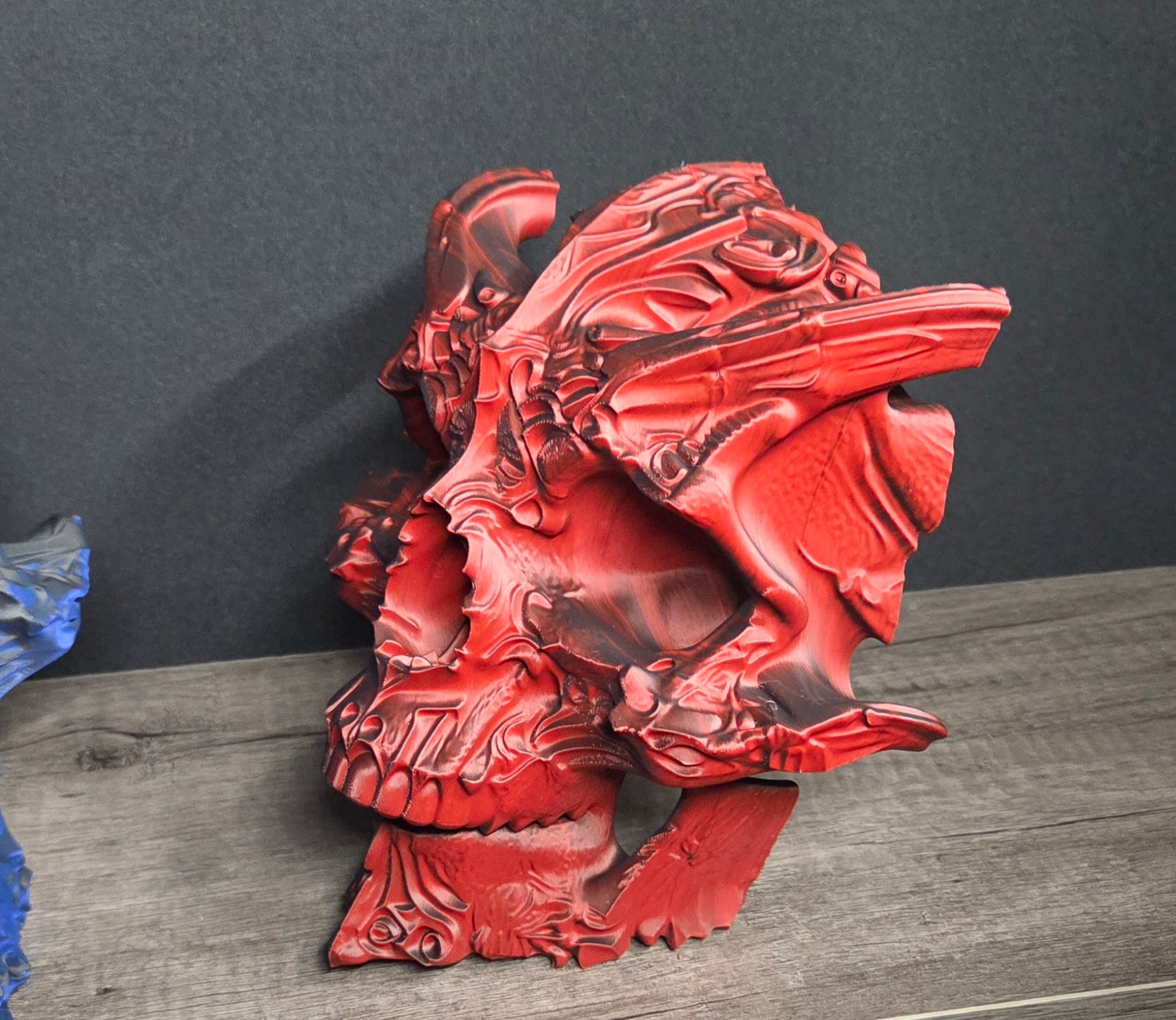 3D Printed Demon Skull
