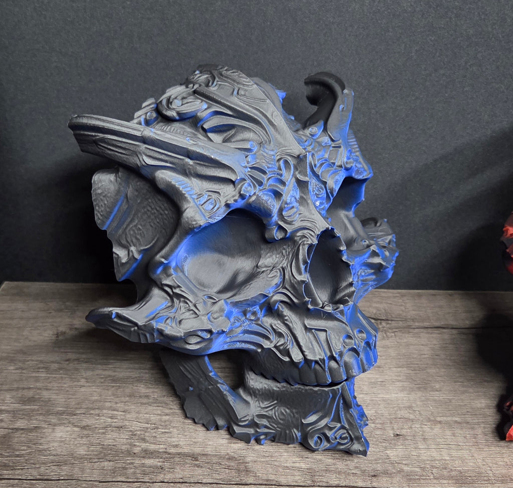 3D Printed Demon Skull