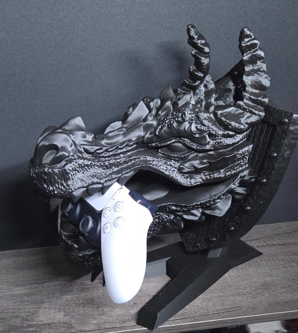 3D Printed Dragon Headset and Controller Holder