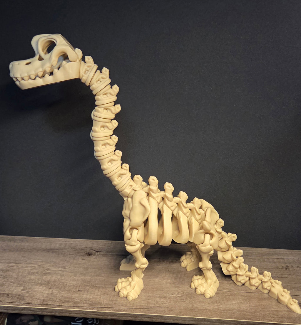 Large 3D Printed Flexi Brachiosaurus Skeleton