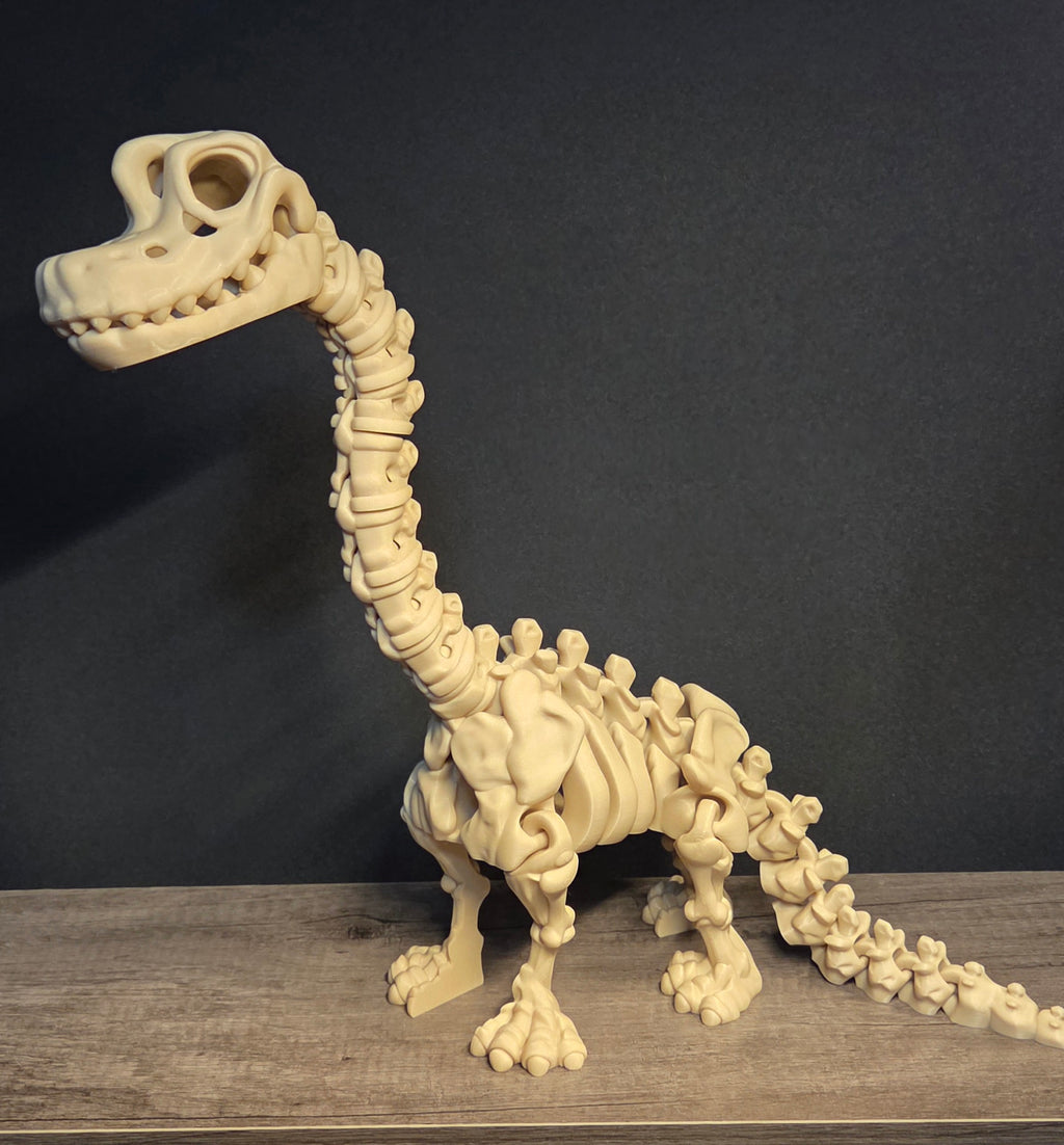 Large 3D Printed Flexi Brachiosaurus Skeleton