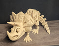 Large 3D Printed Flexi Triceratops Skeleton