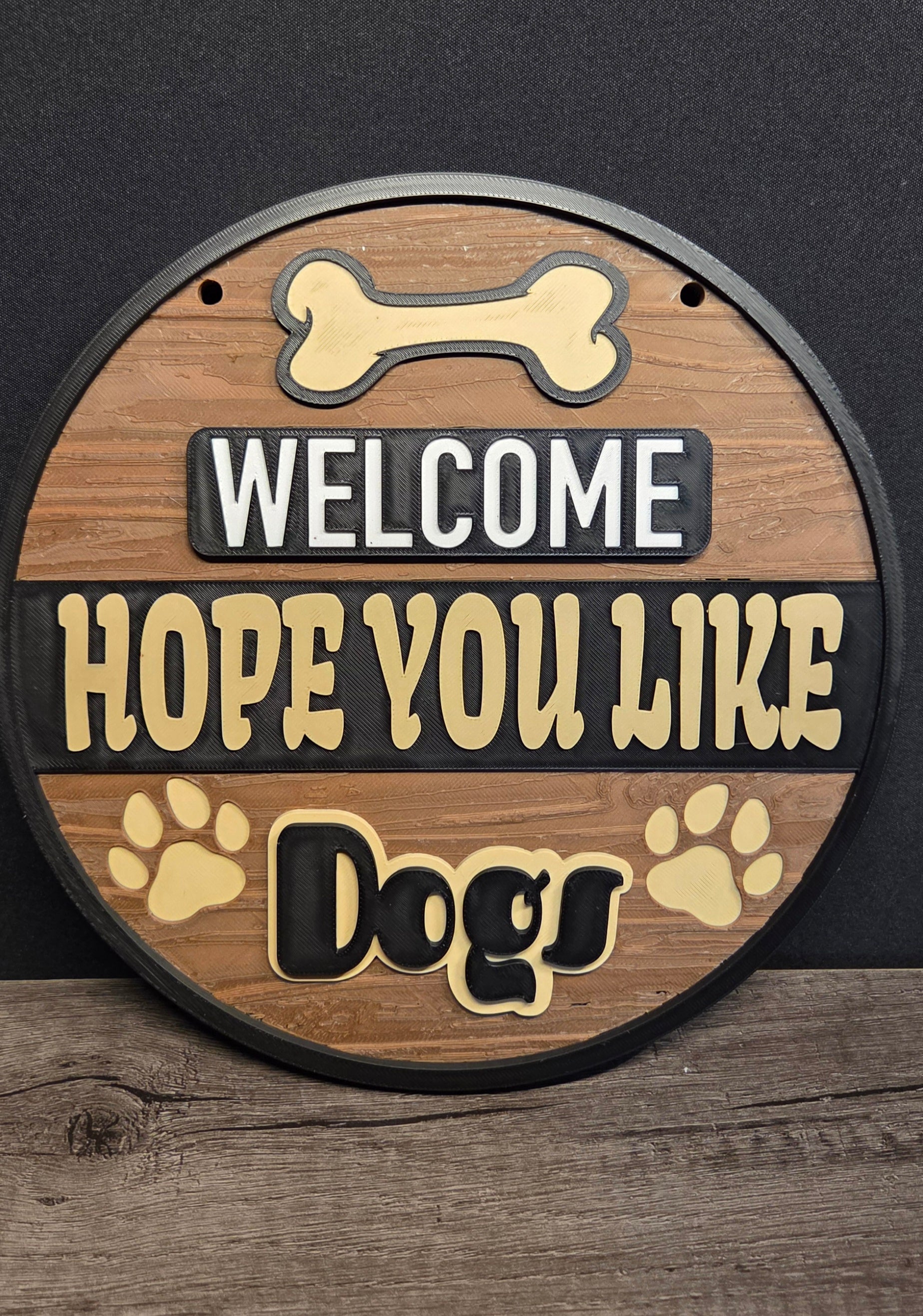 3D Printed Welcome Sign
