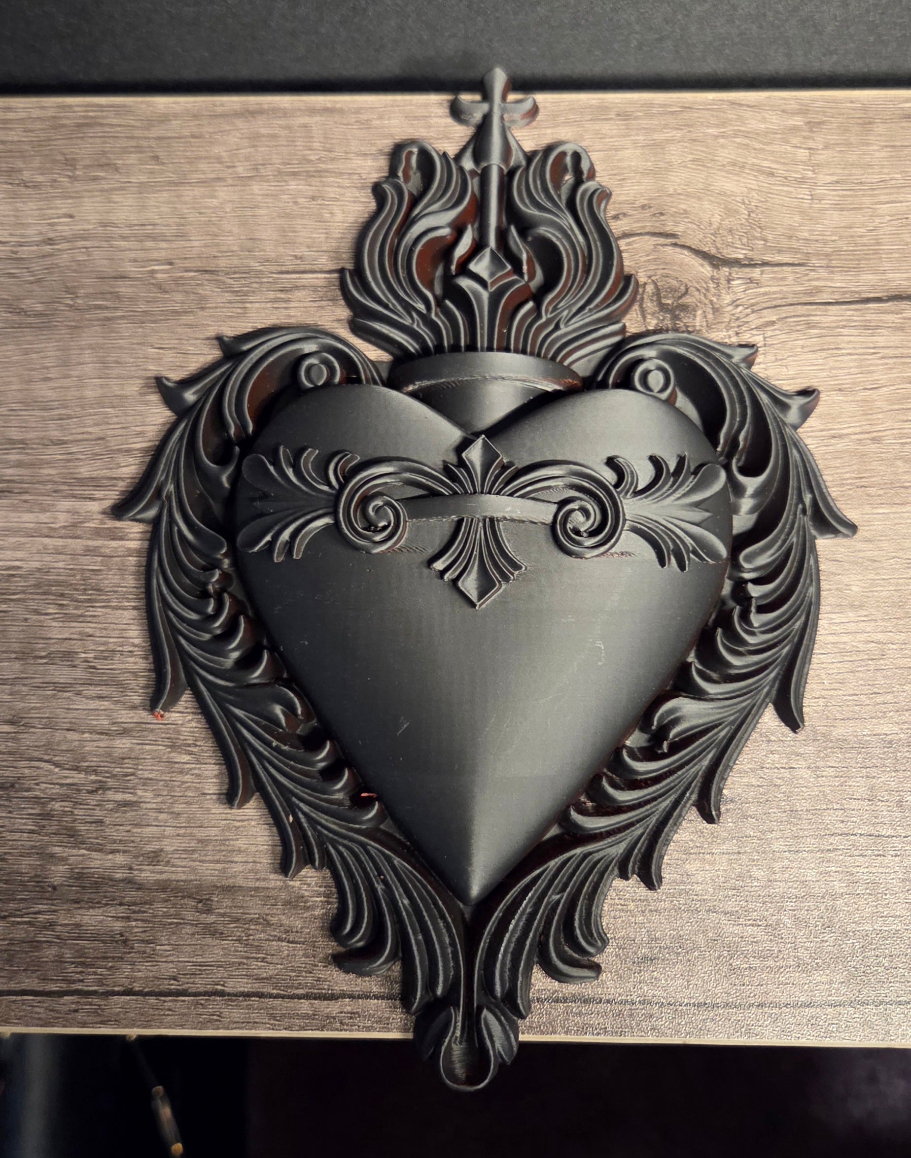 3D Printed Heart Wall Plaque