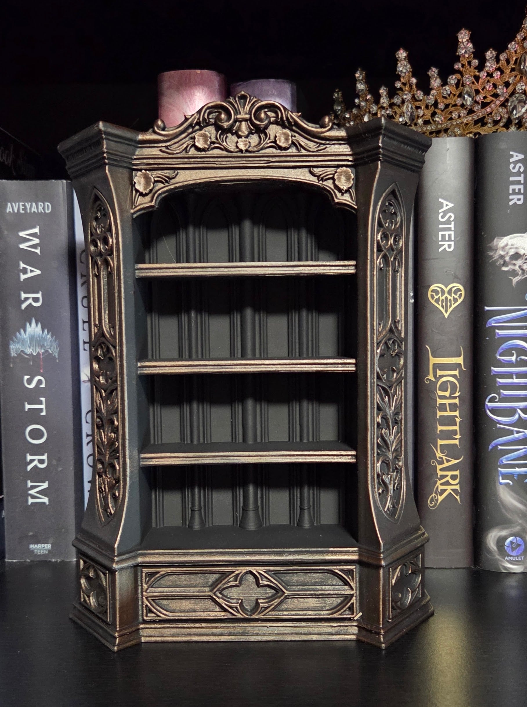 3D Printed Sanctum Mini Bookshelf