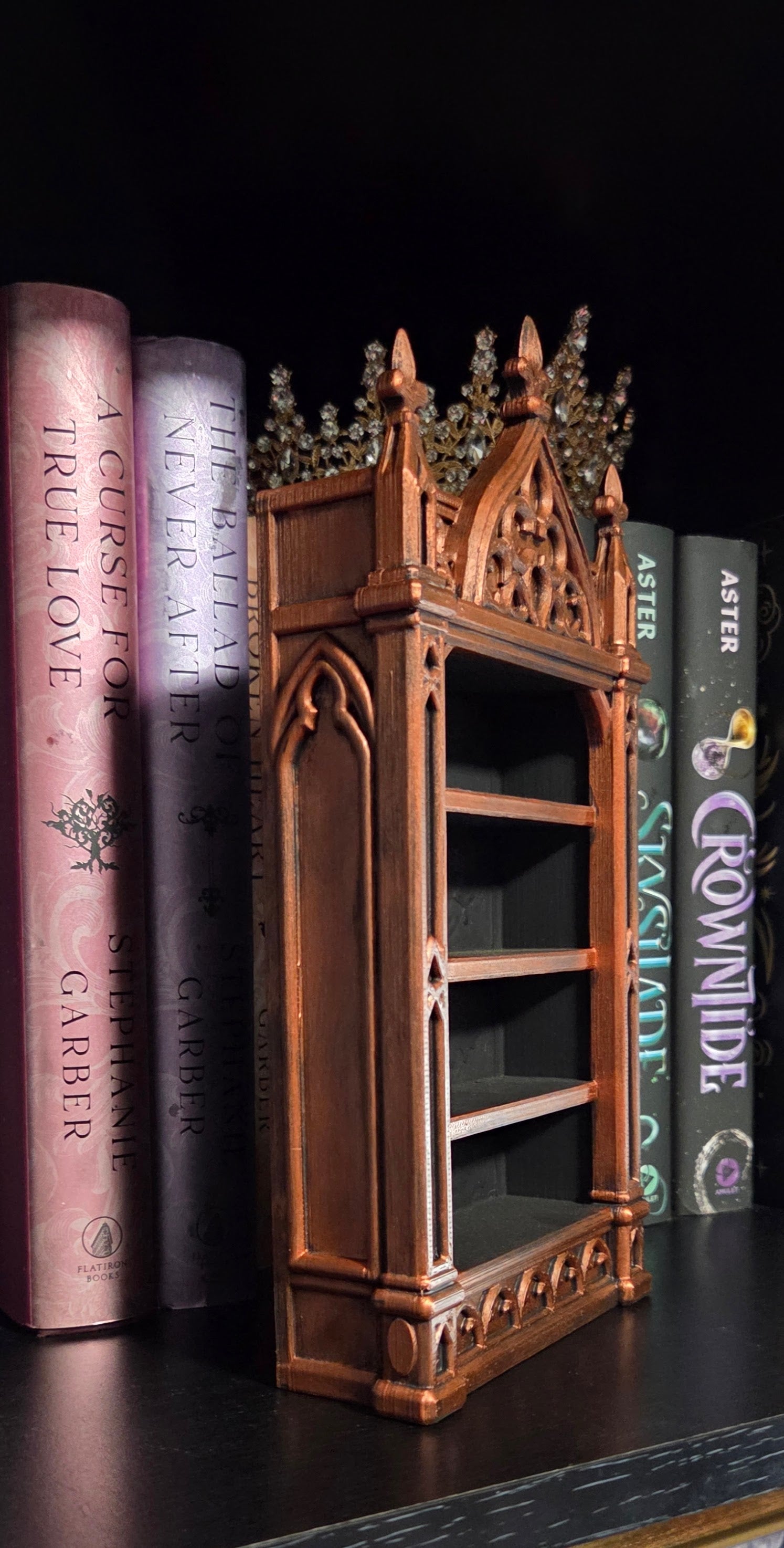 3D Printed Mini Gothic Bookshelf