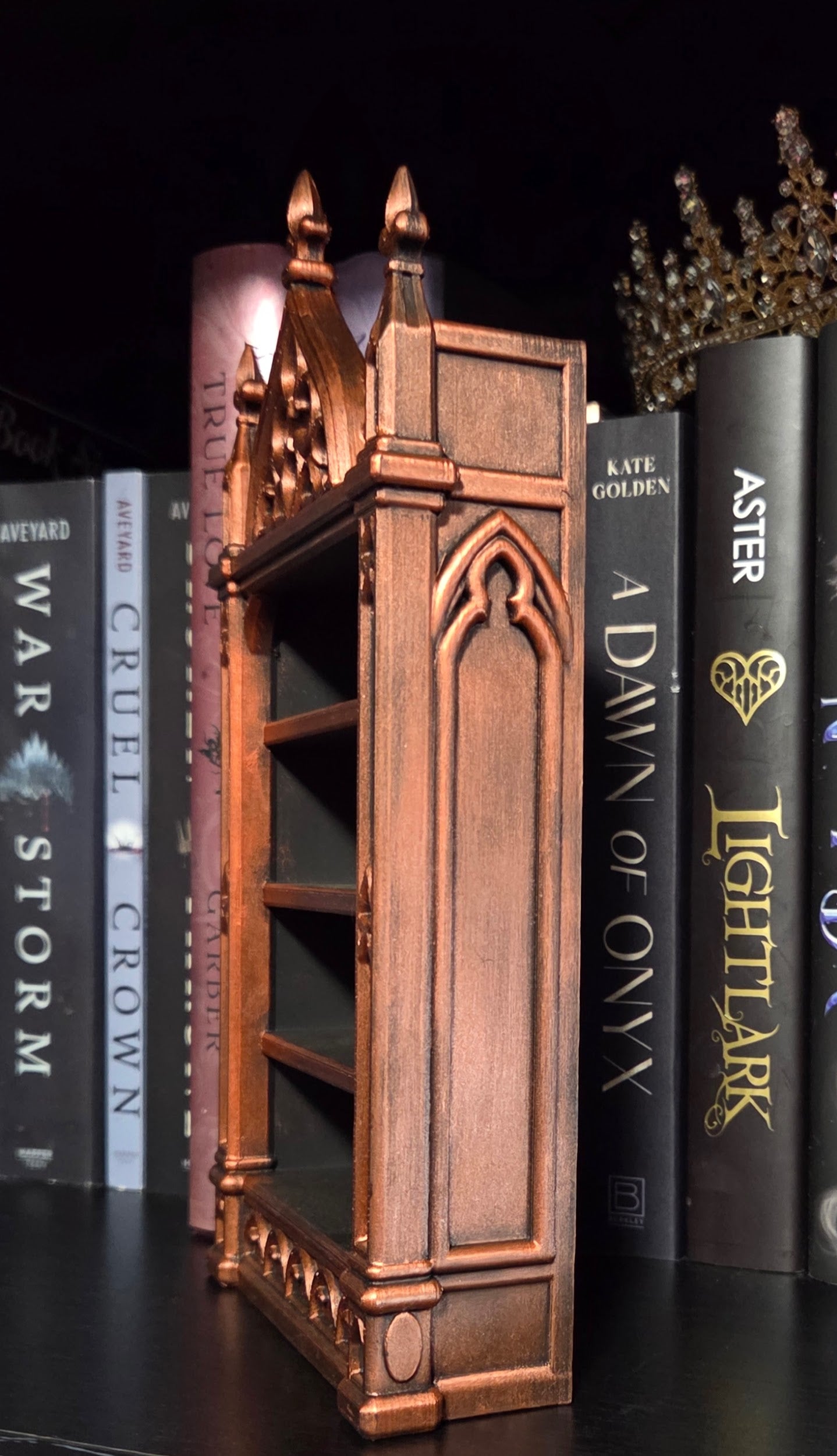 3D Printed Mini Gothic Bookshelf