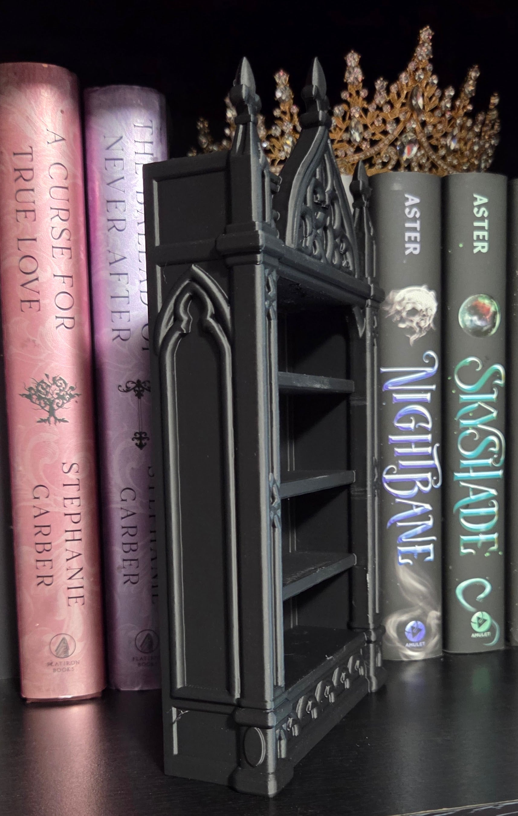 3D Printed Mini Gothic Bookshelf
