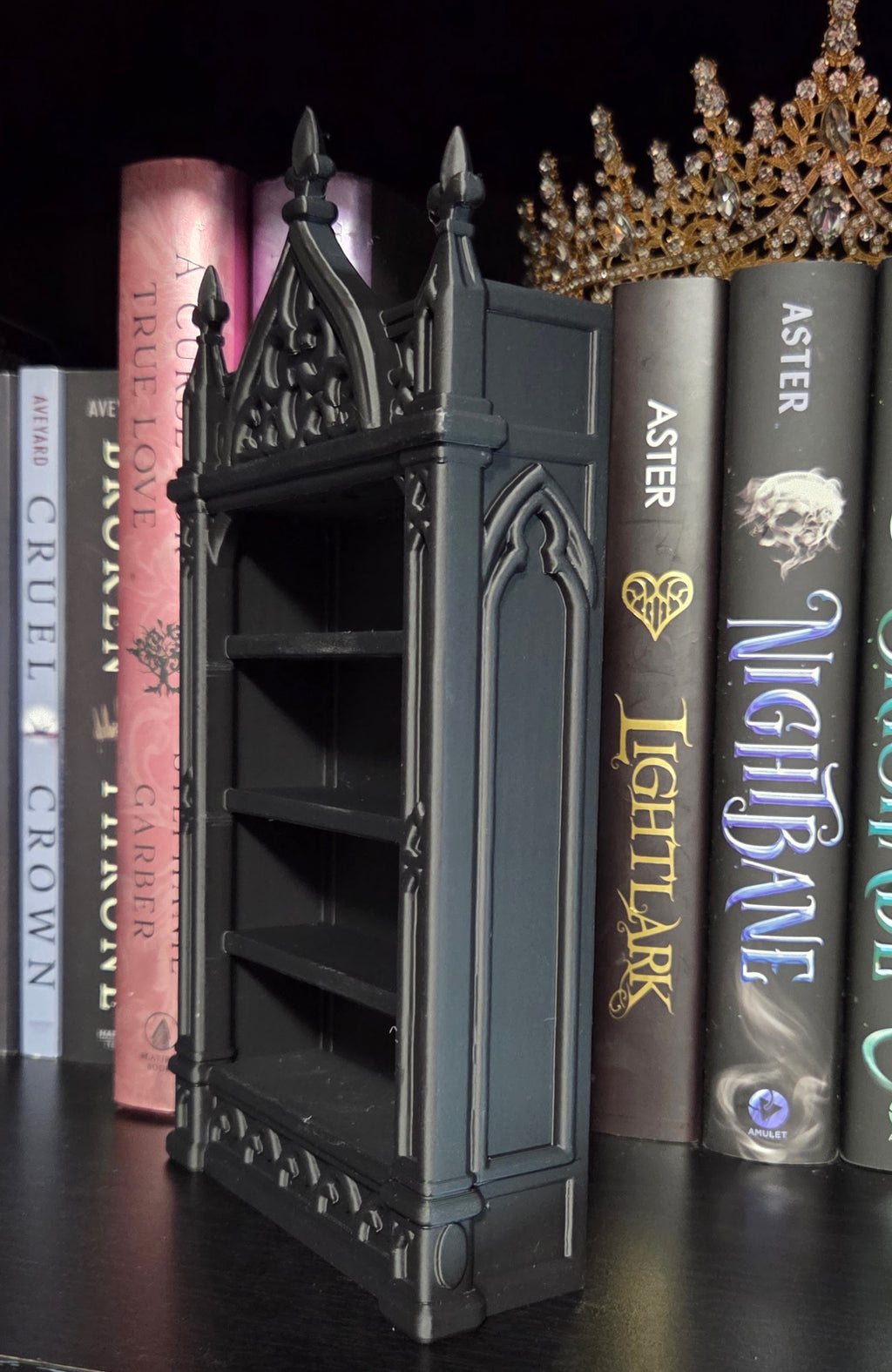 3D Printed Mini Gothic Bookshelf