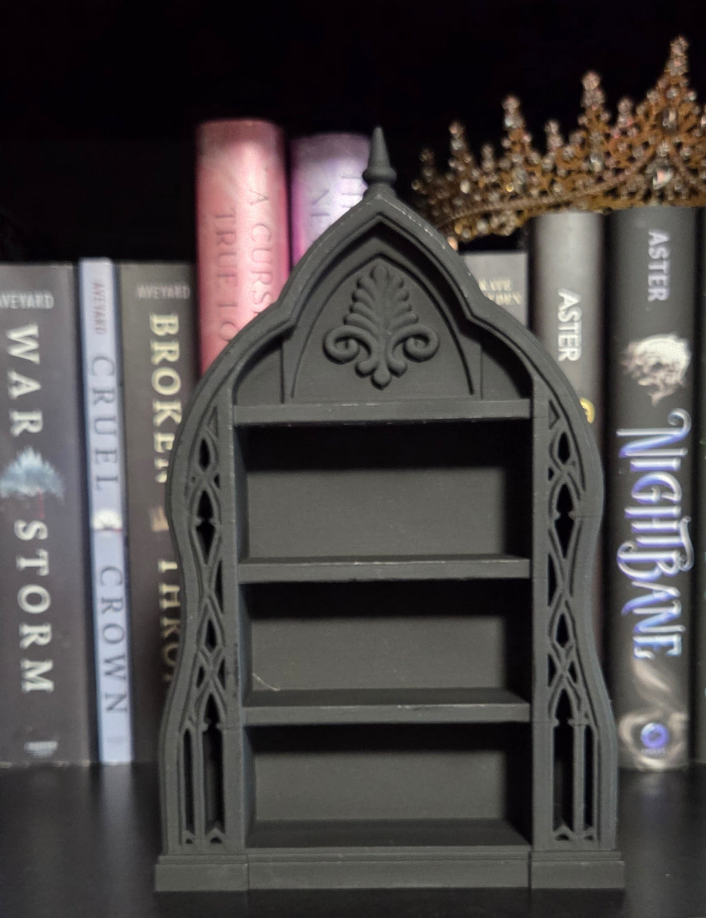 3D Printed Mini Gothic Arch Bookshelf