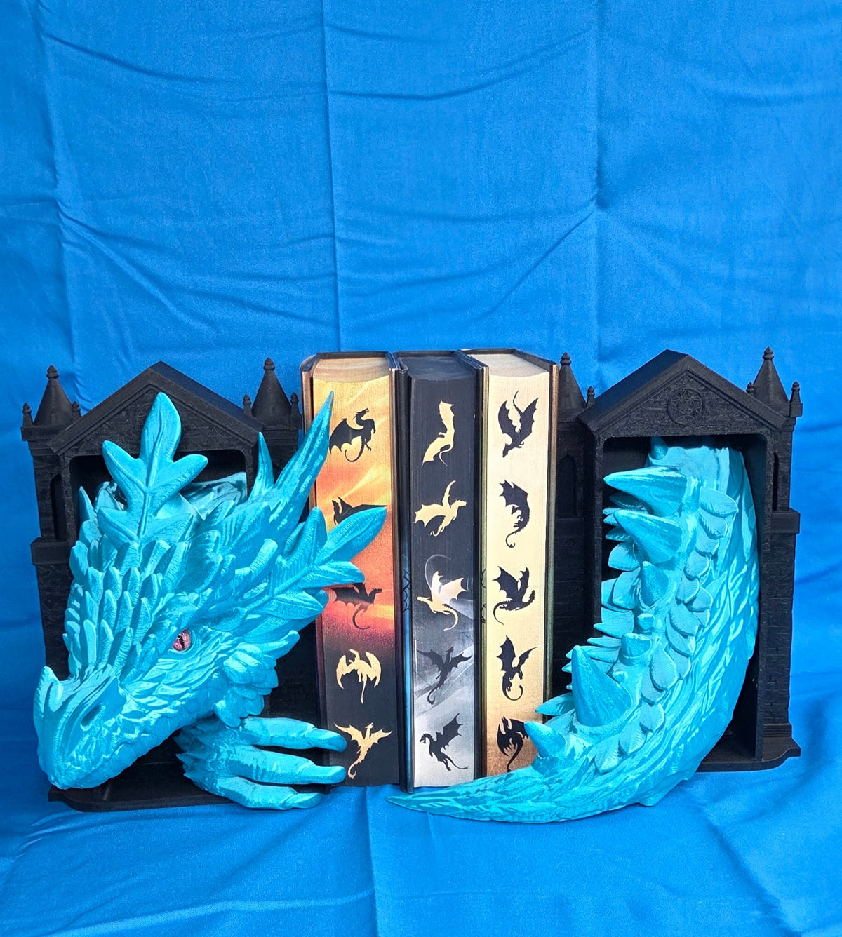 3D Printed Forest Emerging Dragon Book Nook
