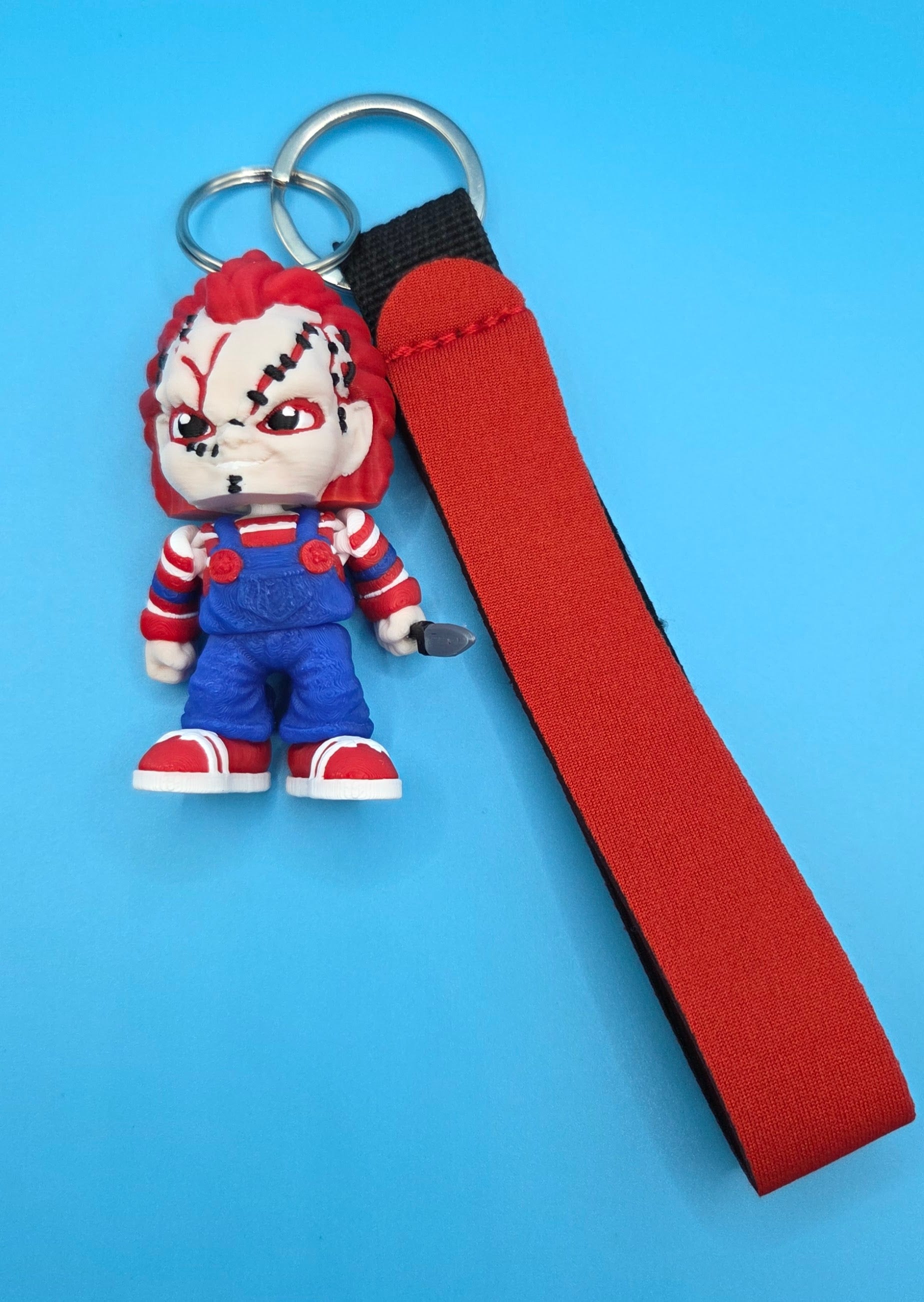 3D printed chucky keychain