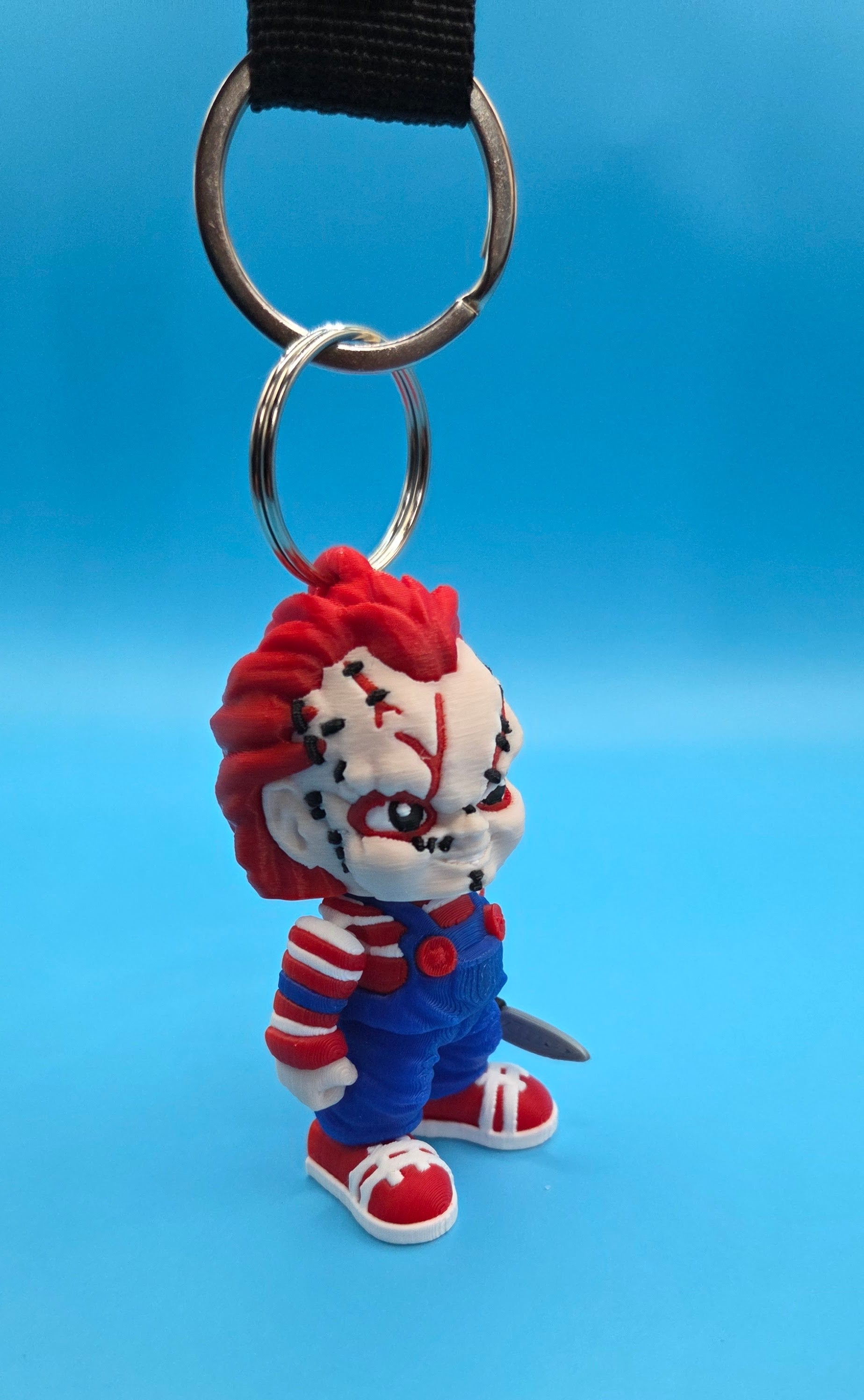 3D printed chucky keychain