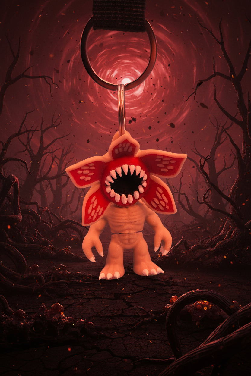 3D printed demegorgon keychain