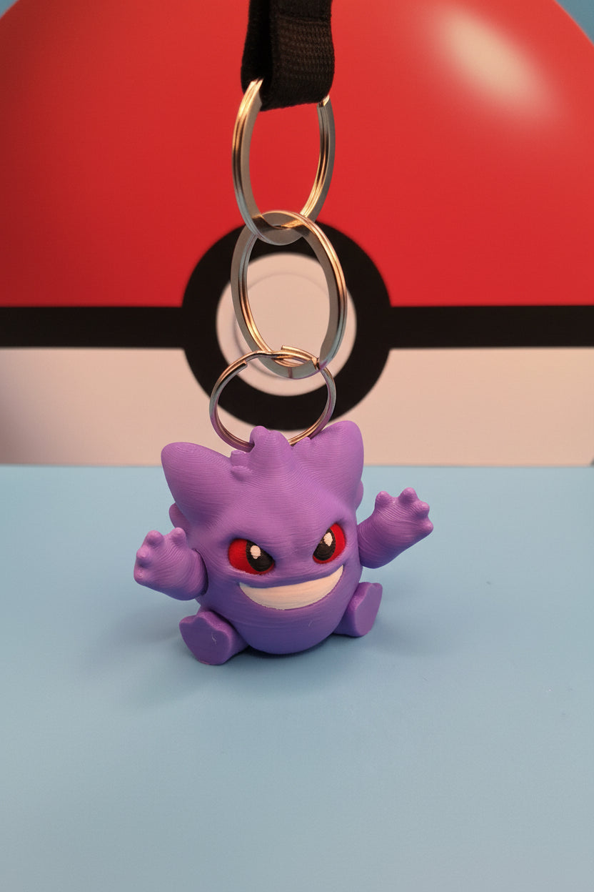3D printed gengar keychain