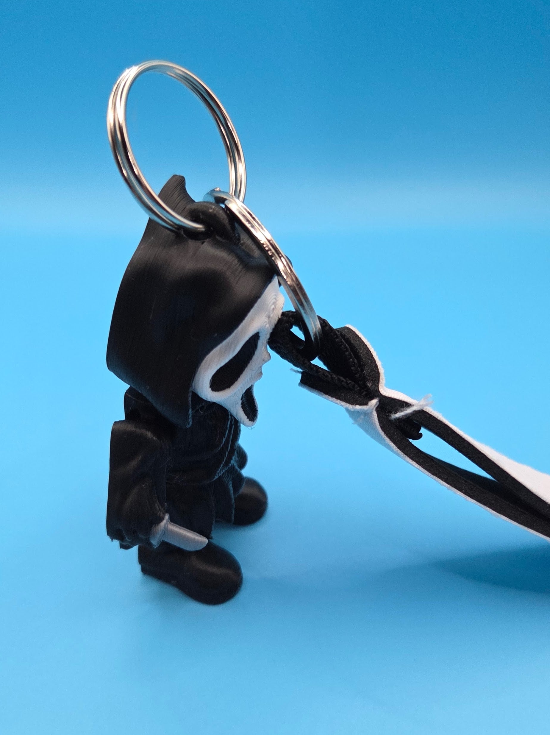 3D printed ghostface keychain