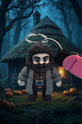 3D printed hagrid keychain