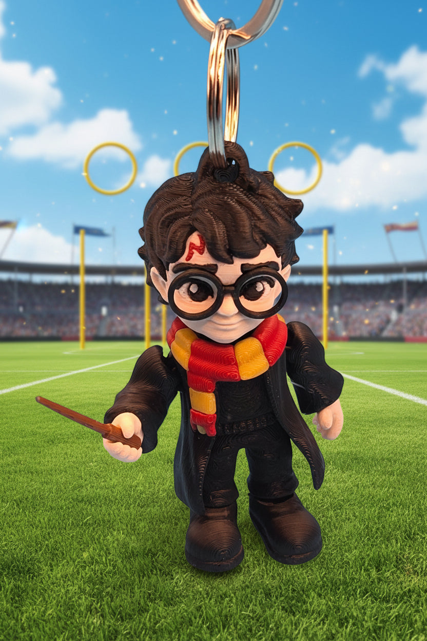 3D printed harry potter keychain