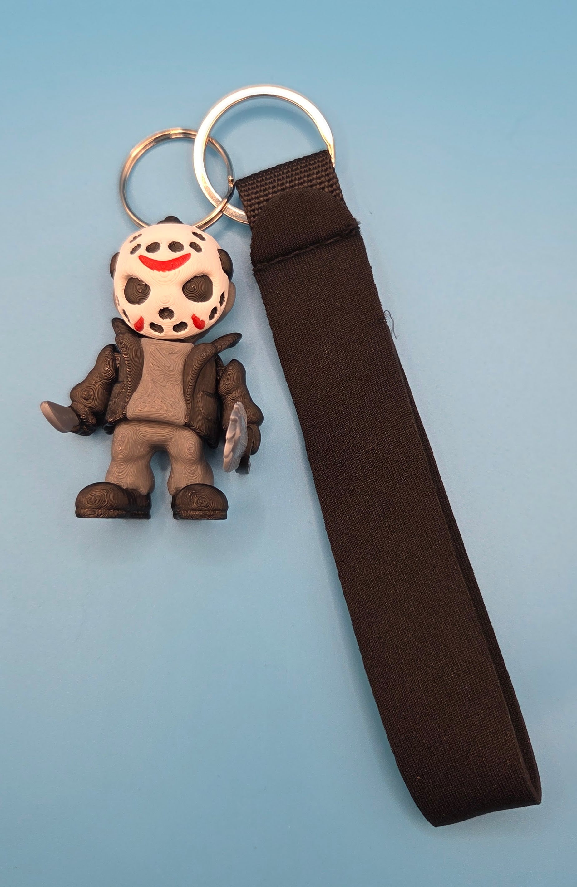3D printed jason vorhees keychain