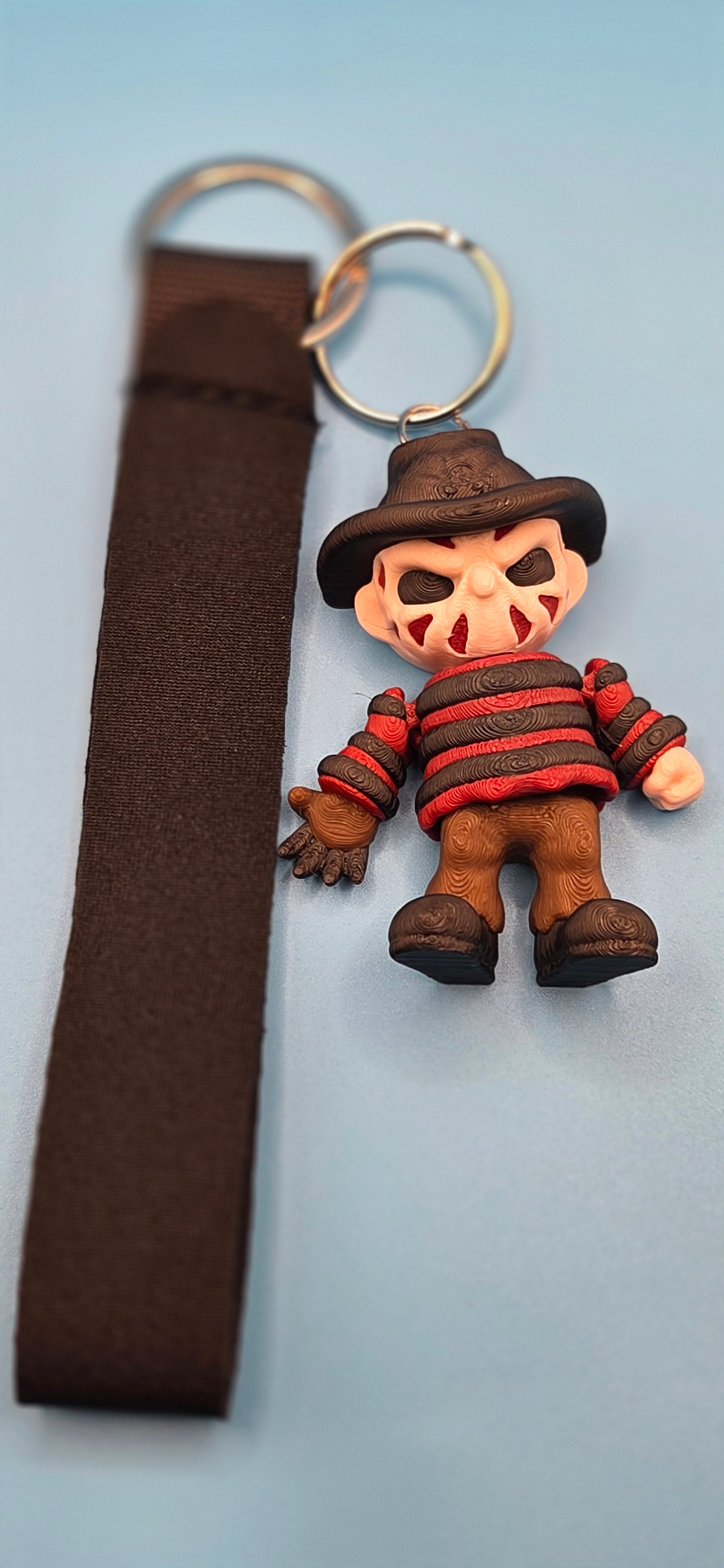 3D printed freddy kruger keychain