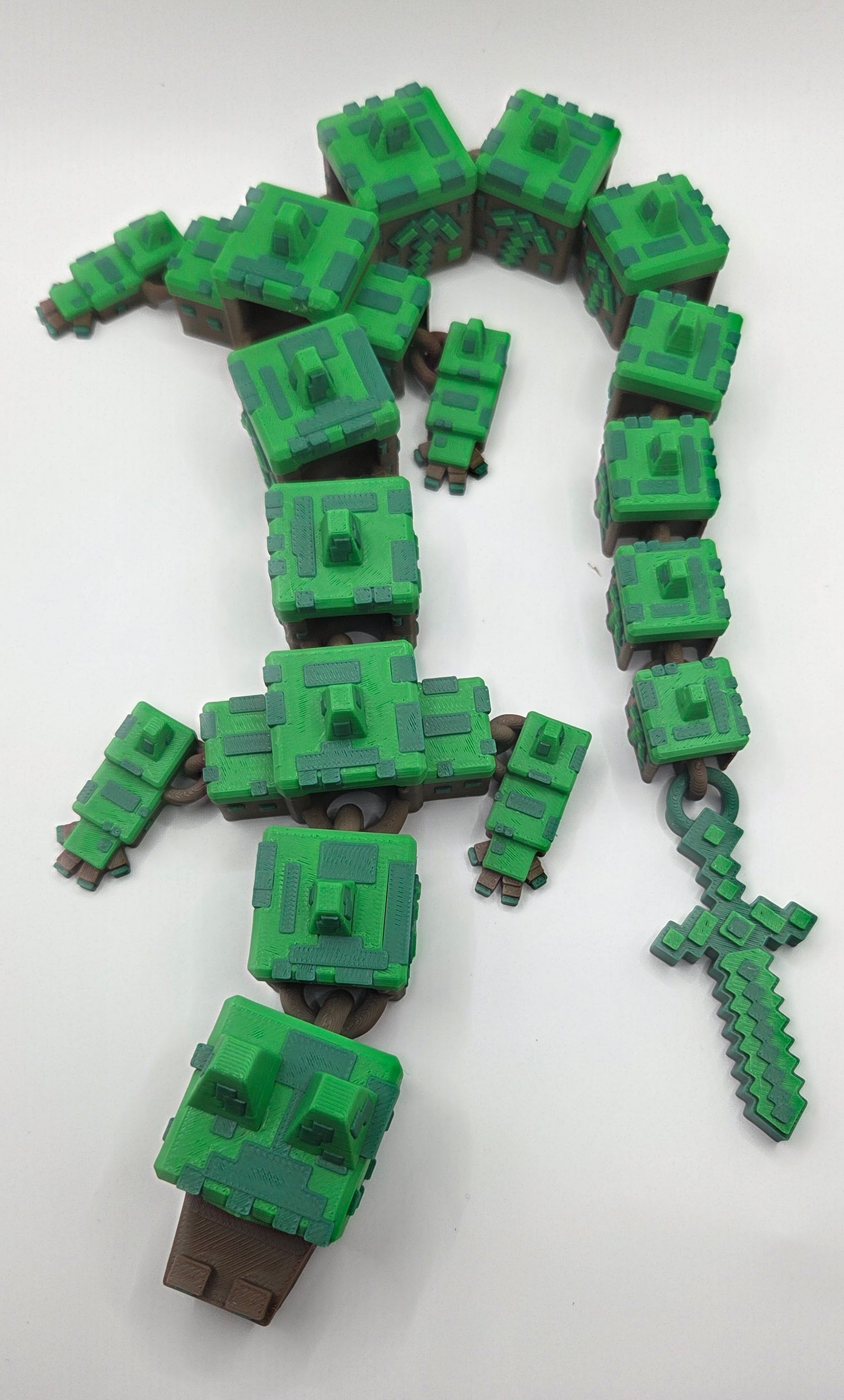3D printed minecraft dragon