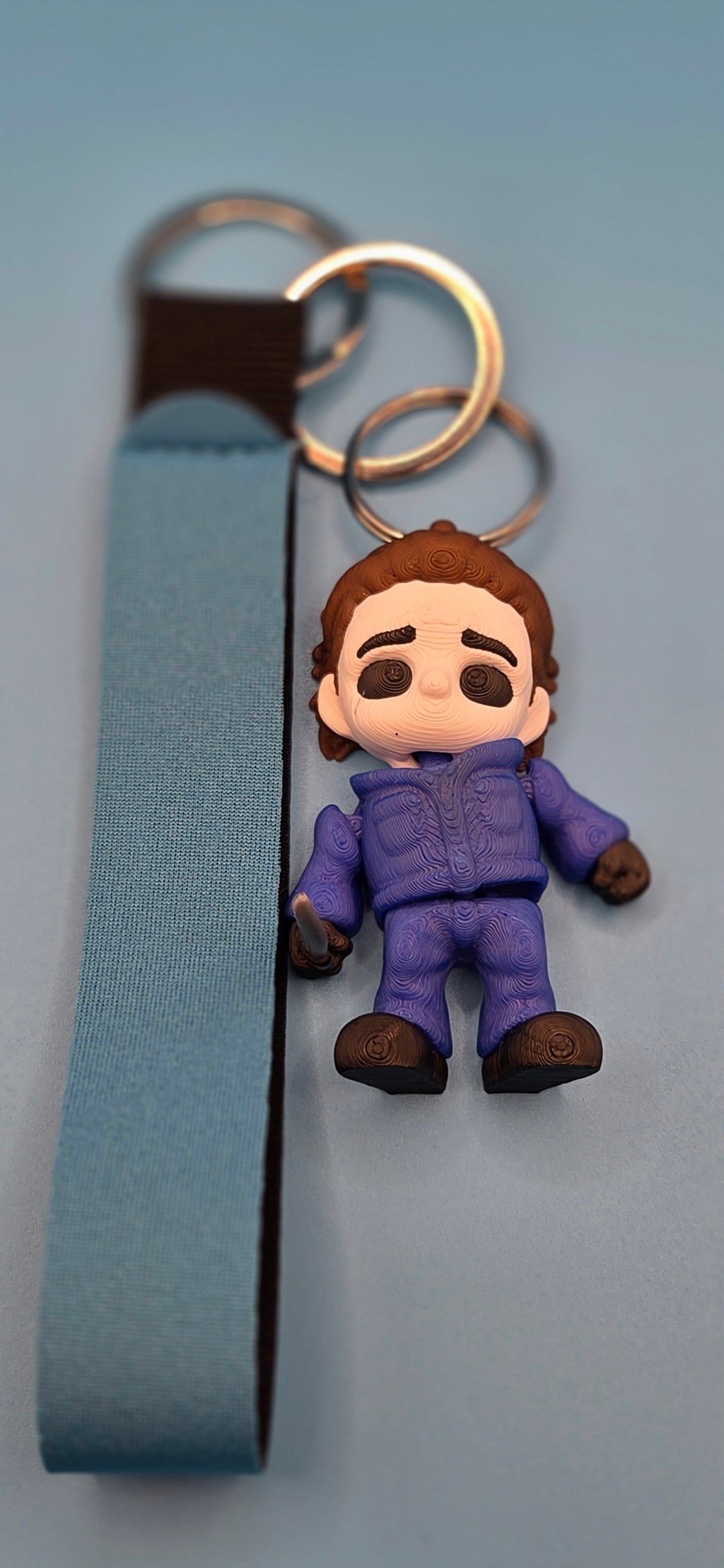 3D printed michael myers kechain