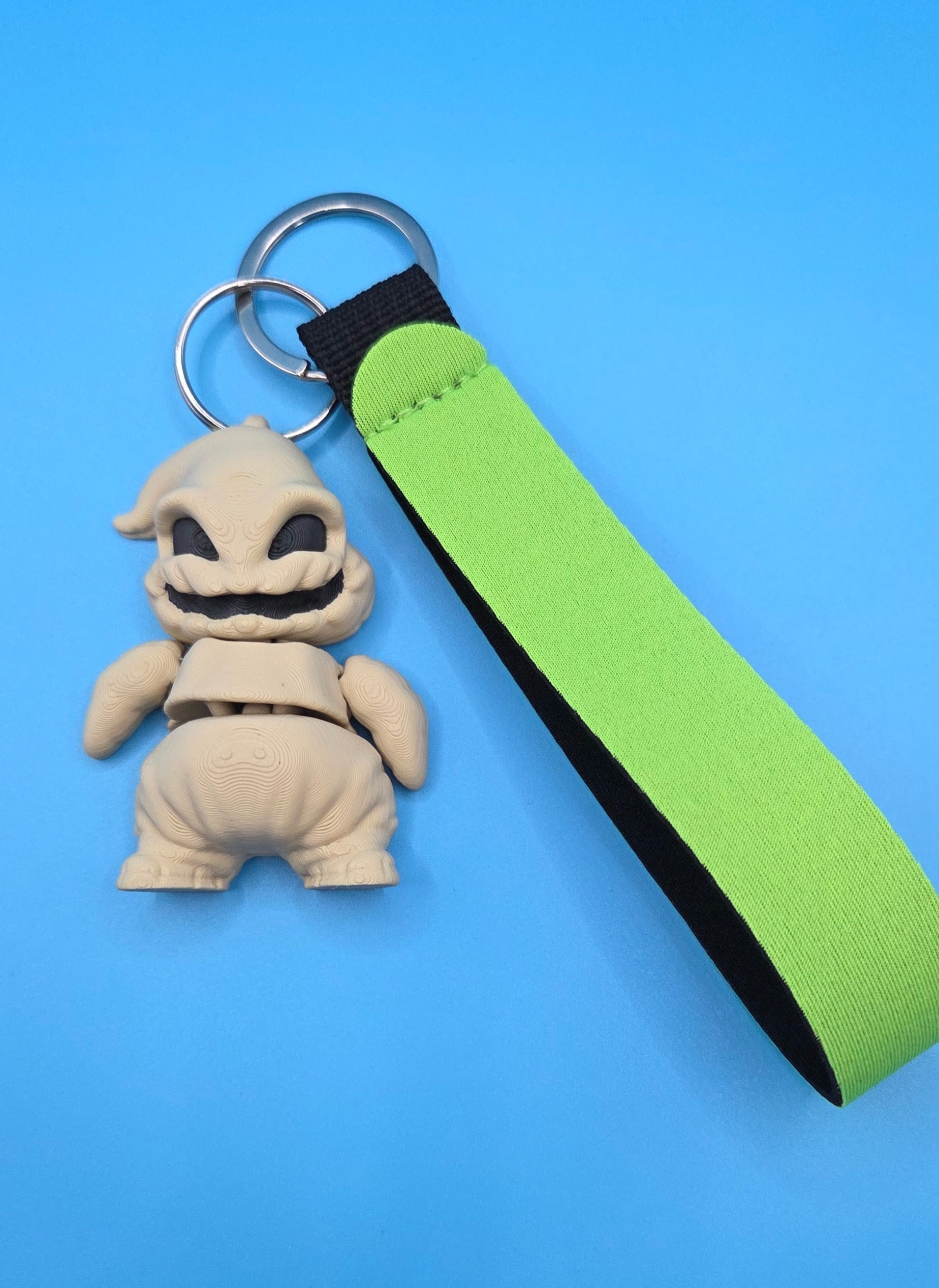3D printed oogie boogie keychain