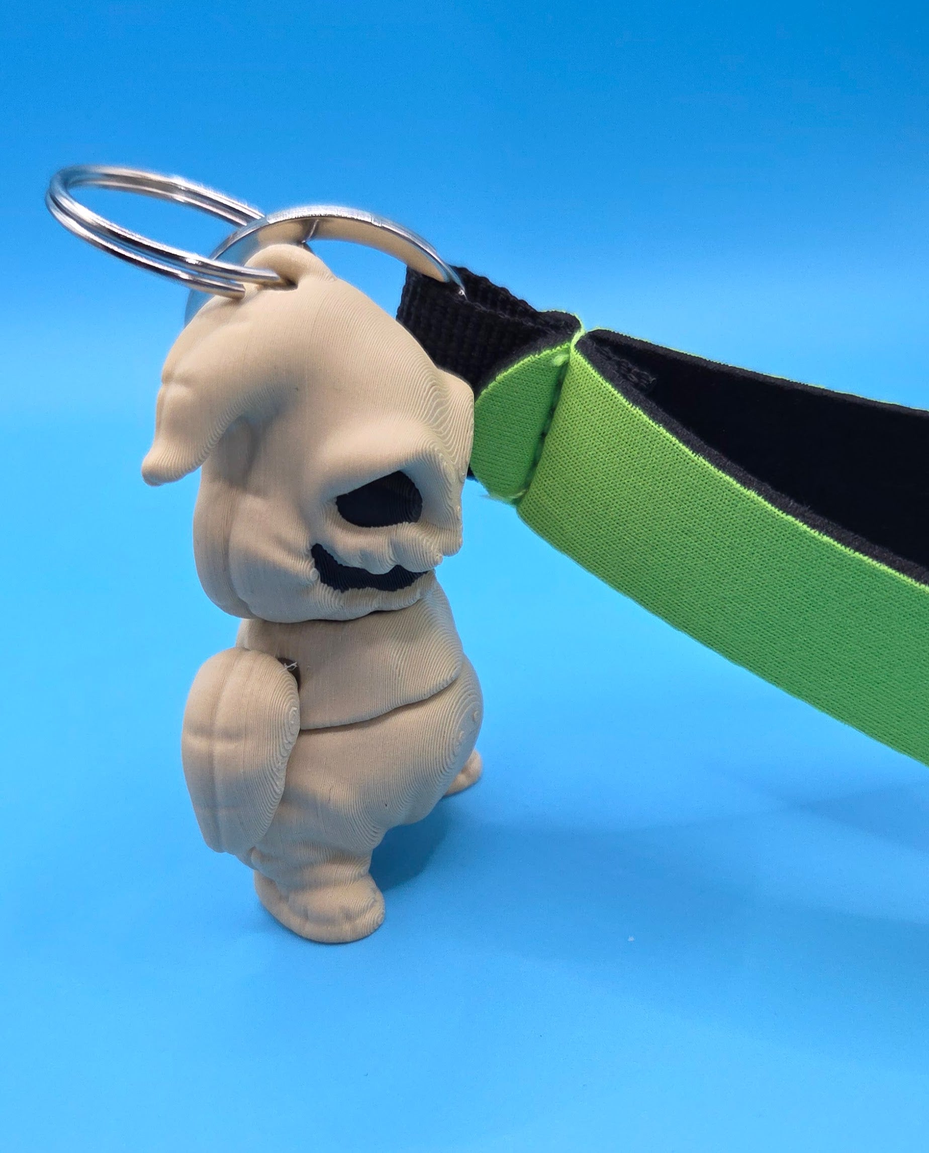 3D printed oogie boogie keychain