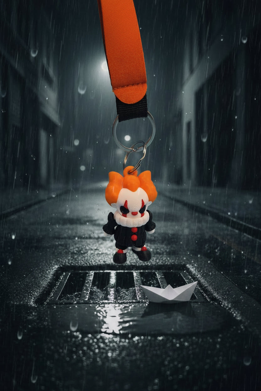 3D printed pennywise keychain