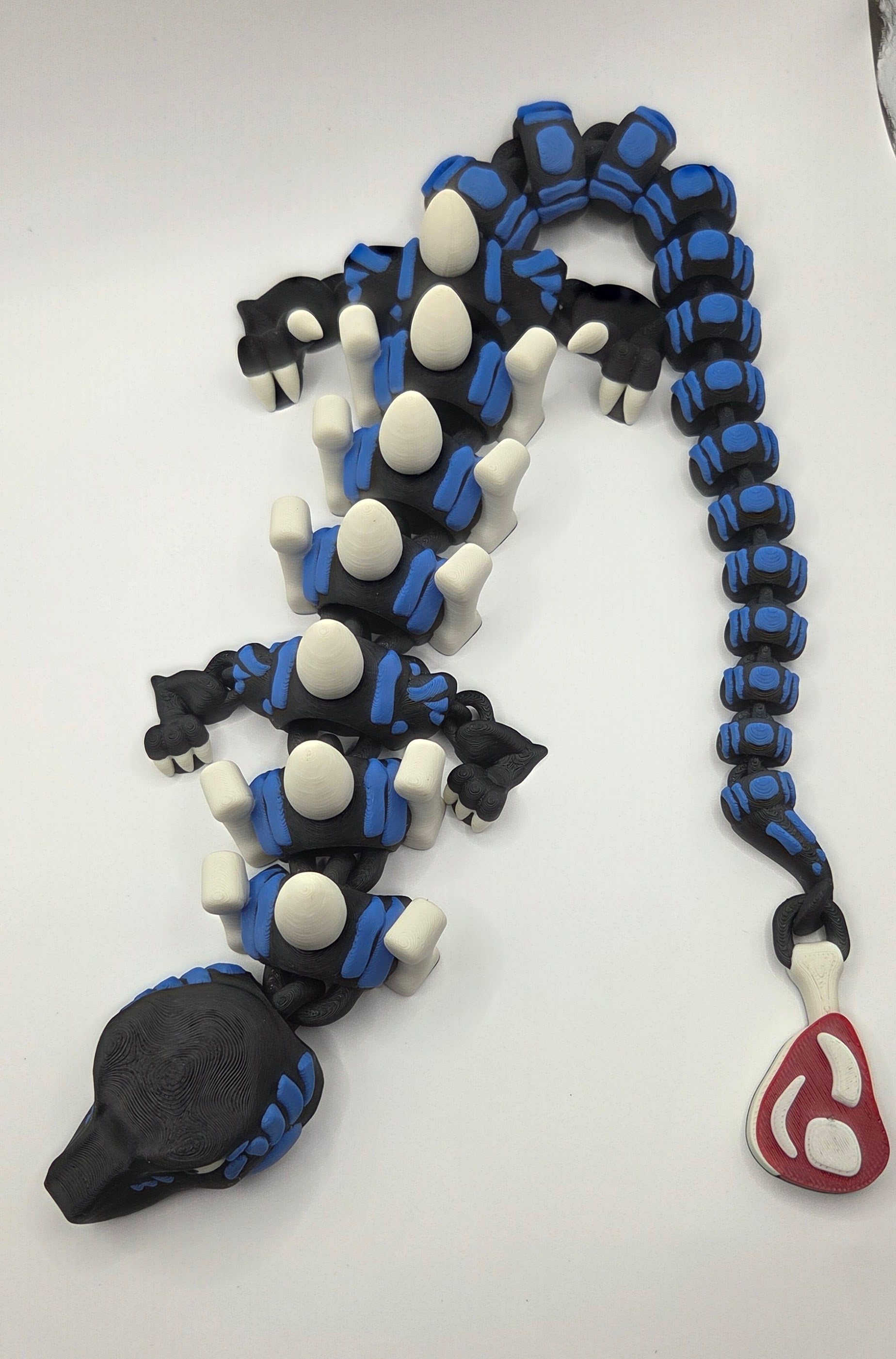 3D printed raptor dragon