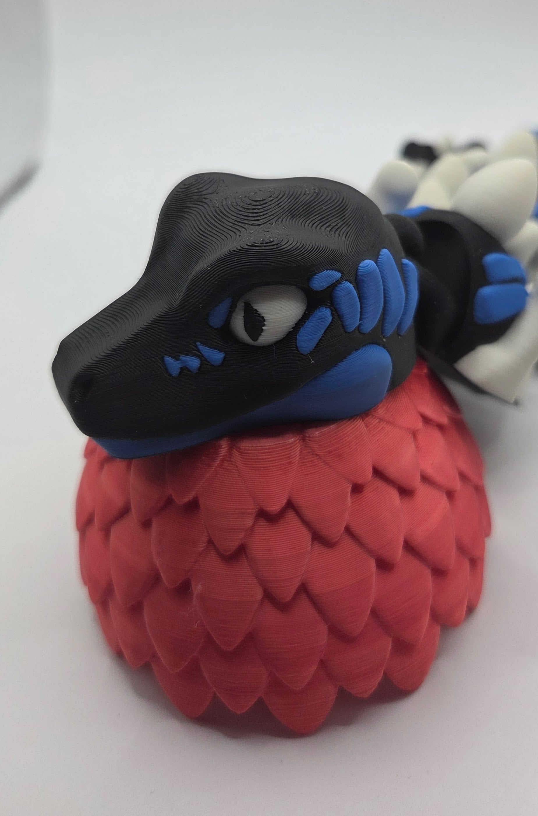 3D printed raptor dragon