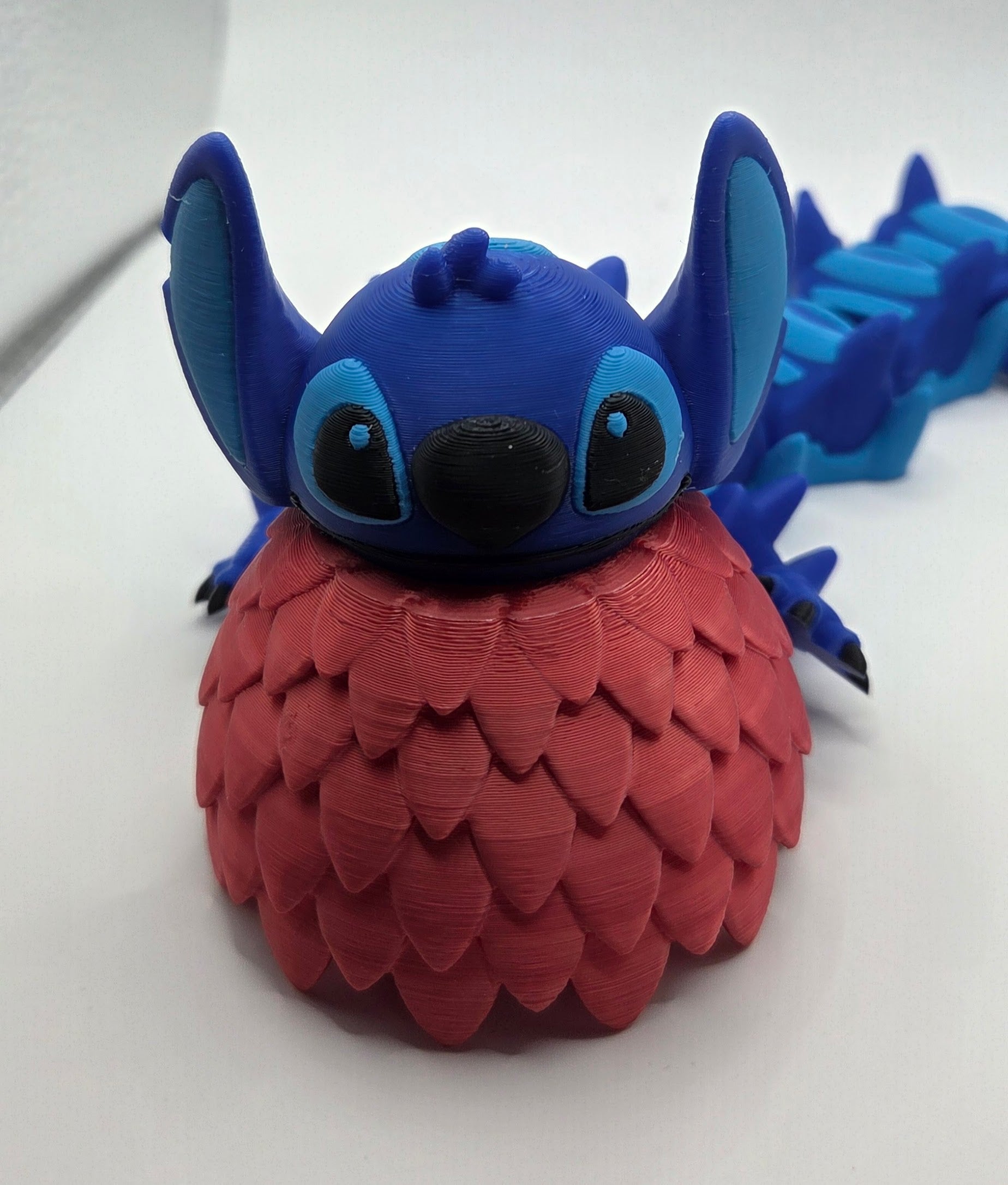 3D printed stitch dragon