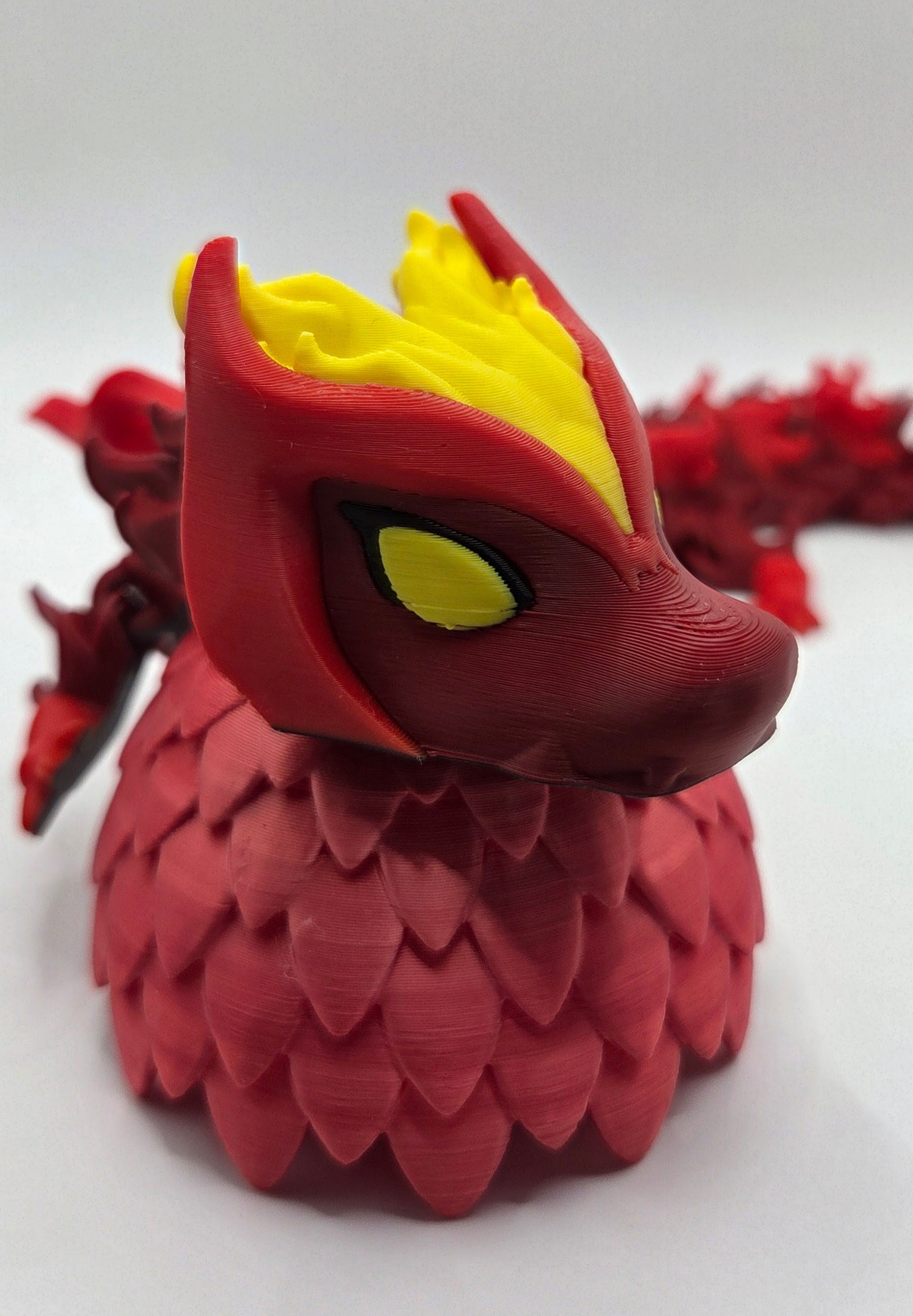 3D printed witch dragon