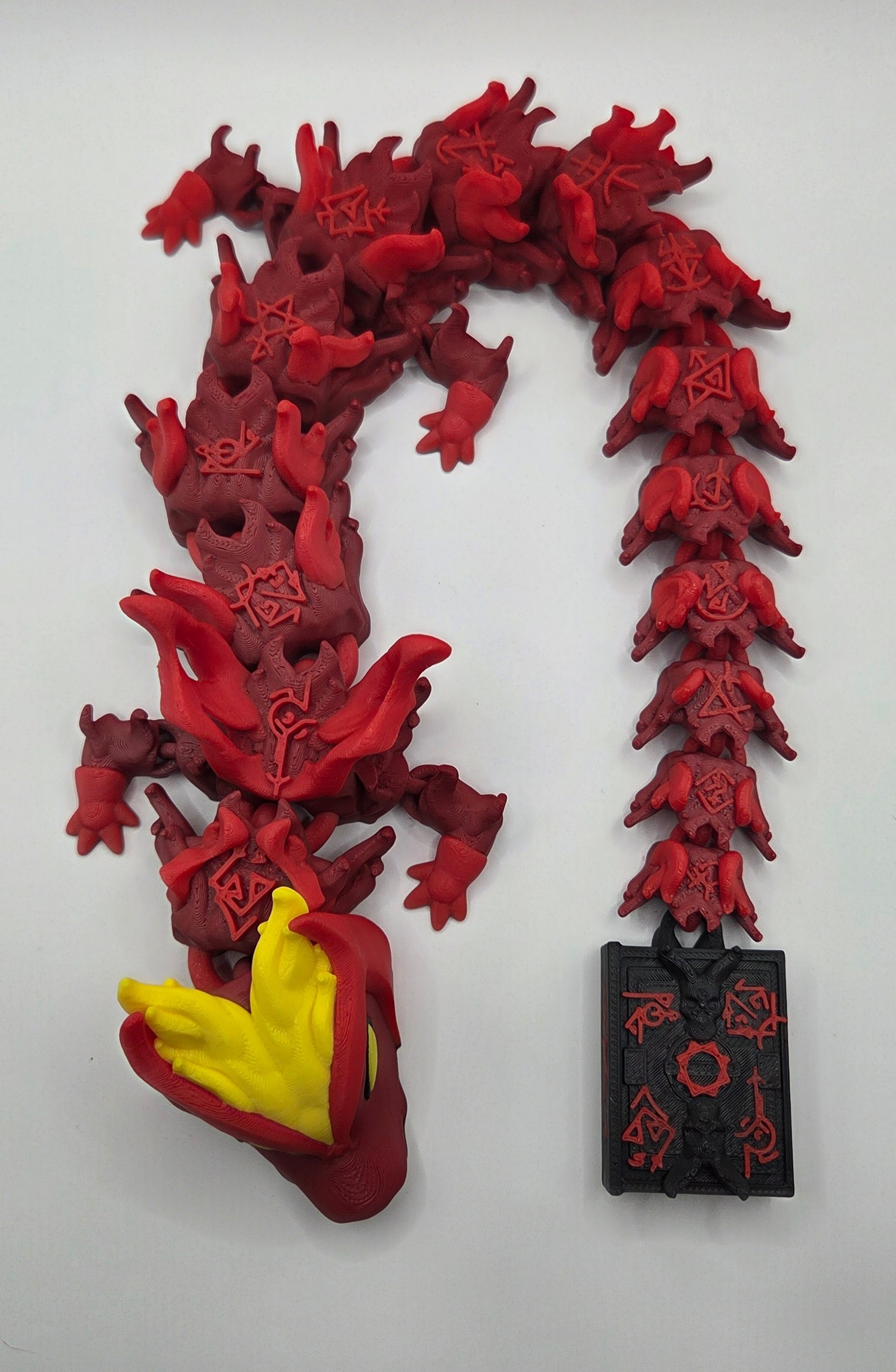 3D printed witch dragon